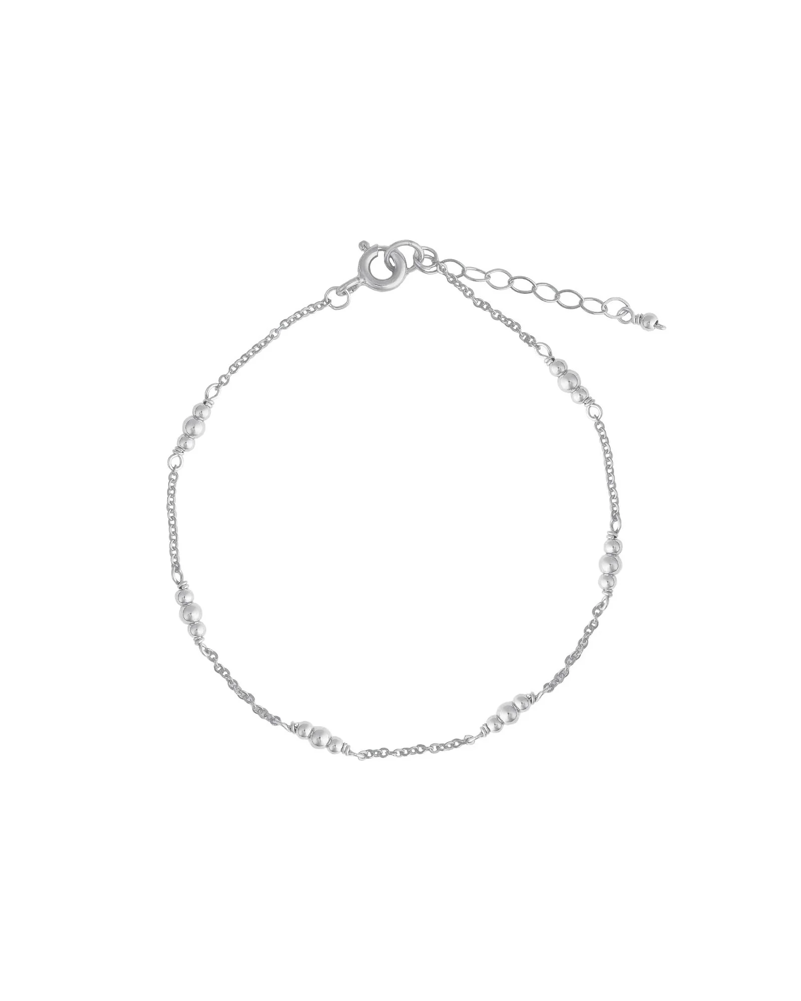 Graduated Bead Station Bracelet