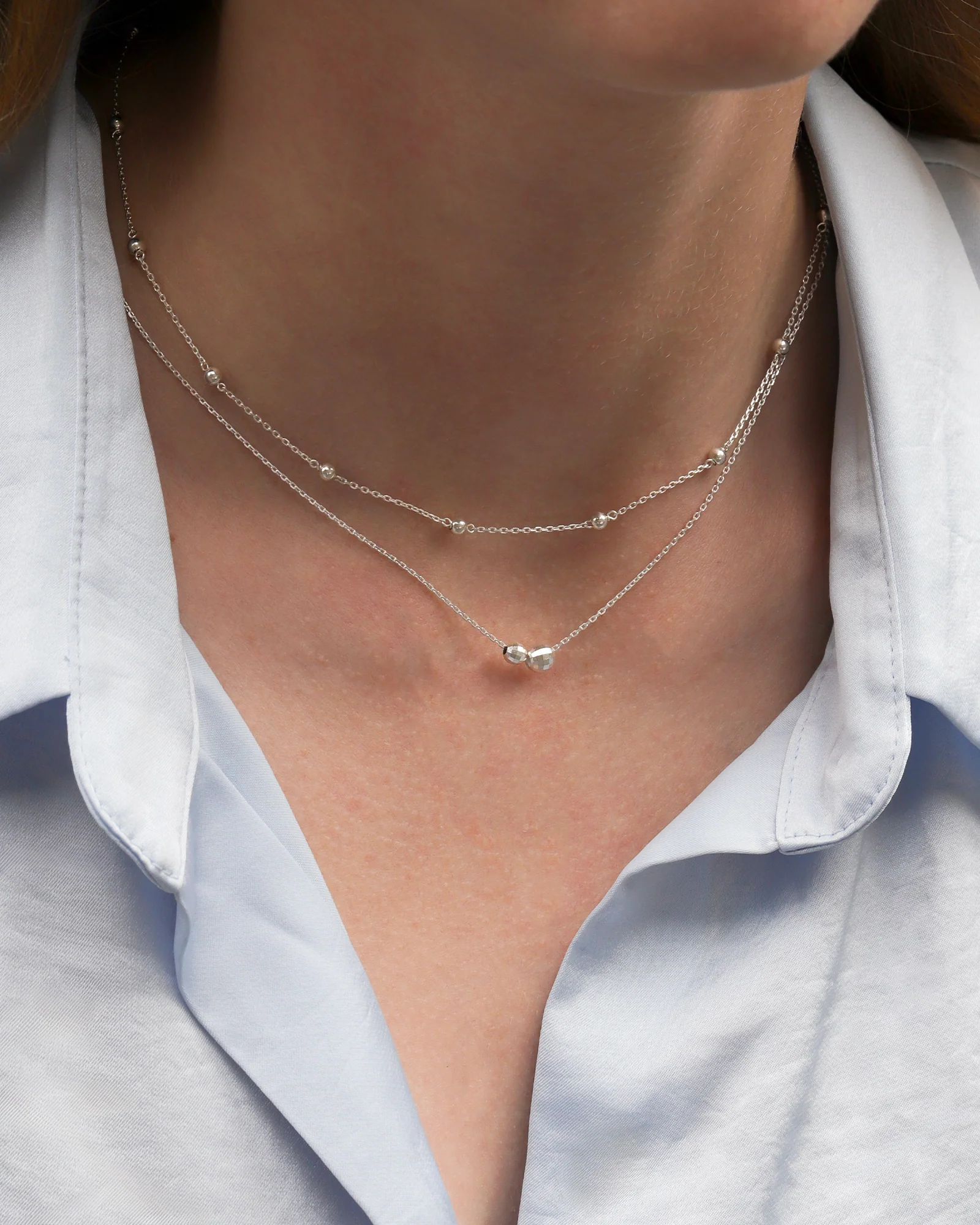 Beaded Station Necklace - Image 3
