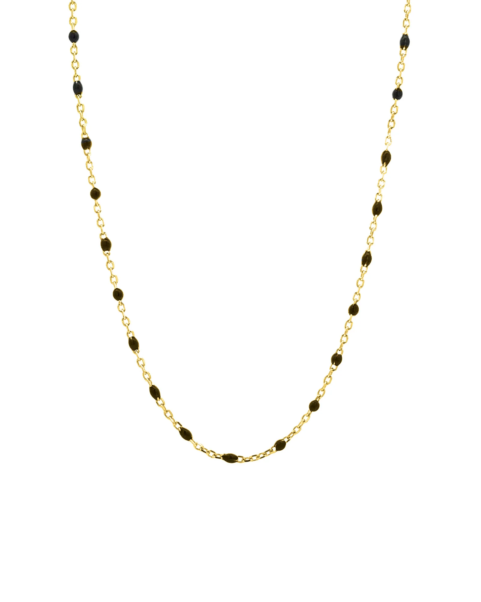 Enamel Beaded Chain Necklace