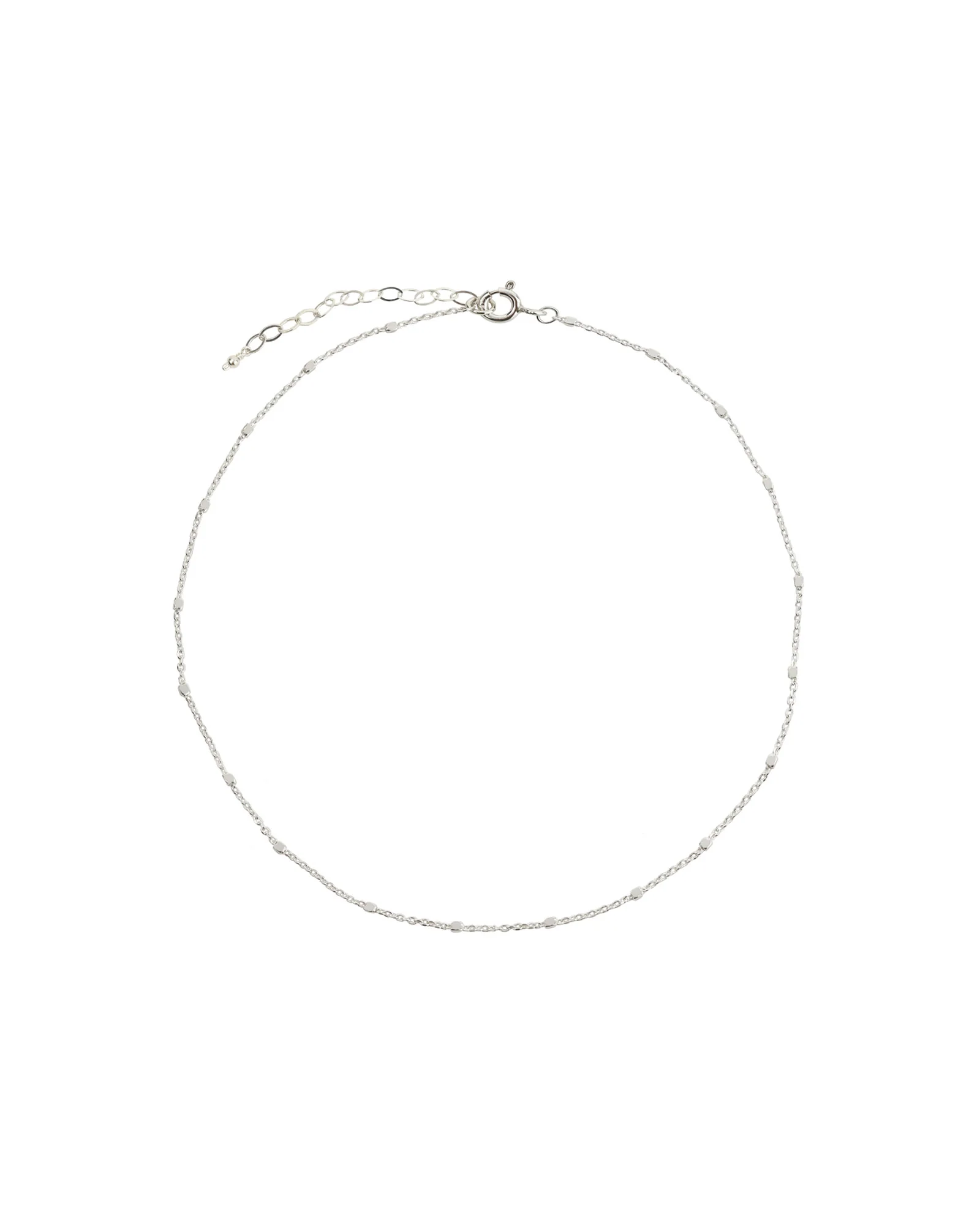 Square Satellite Chain Anklet