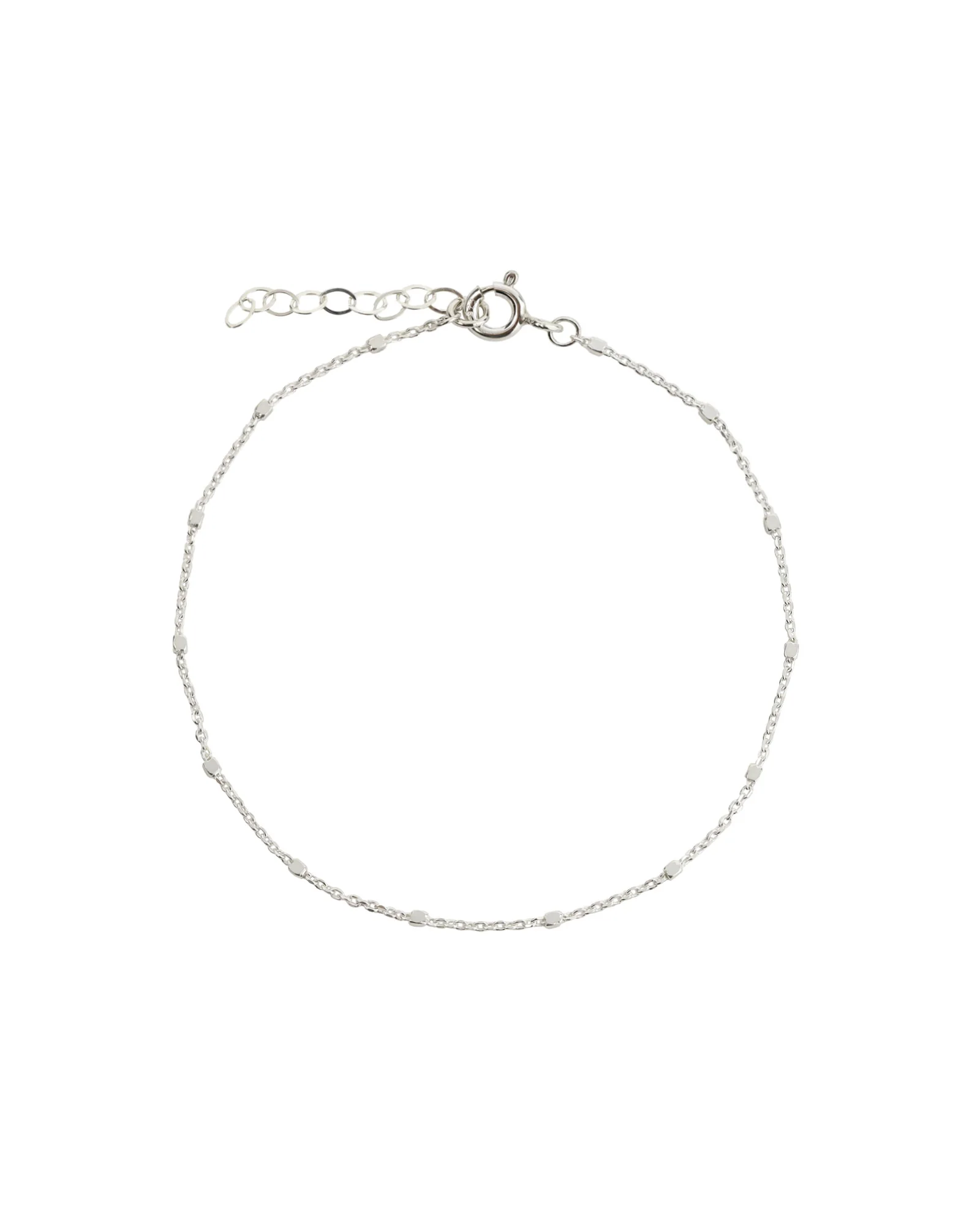 Square Satellite Chain Bracelet