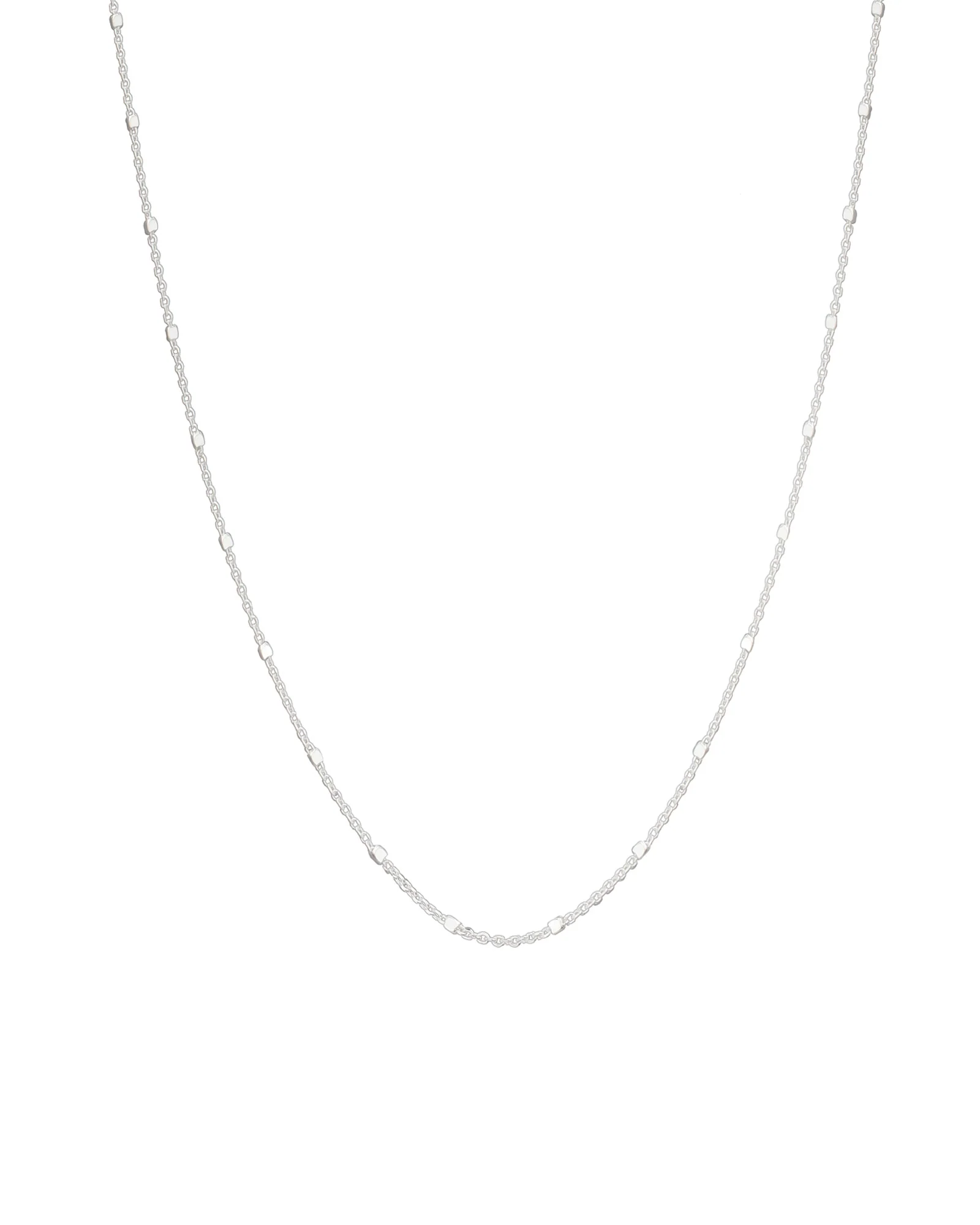 Square Satellite Chain Necklace