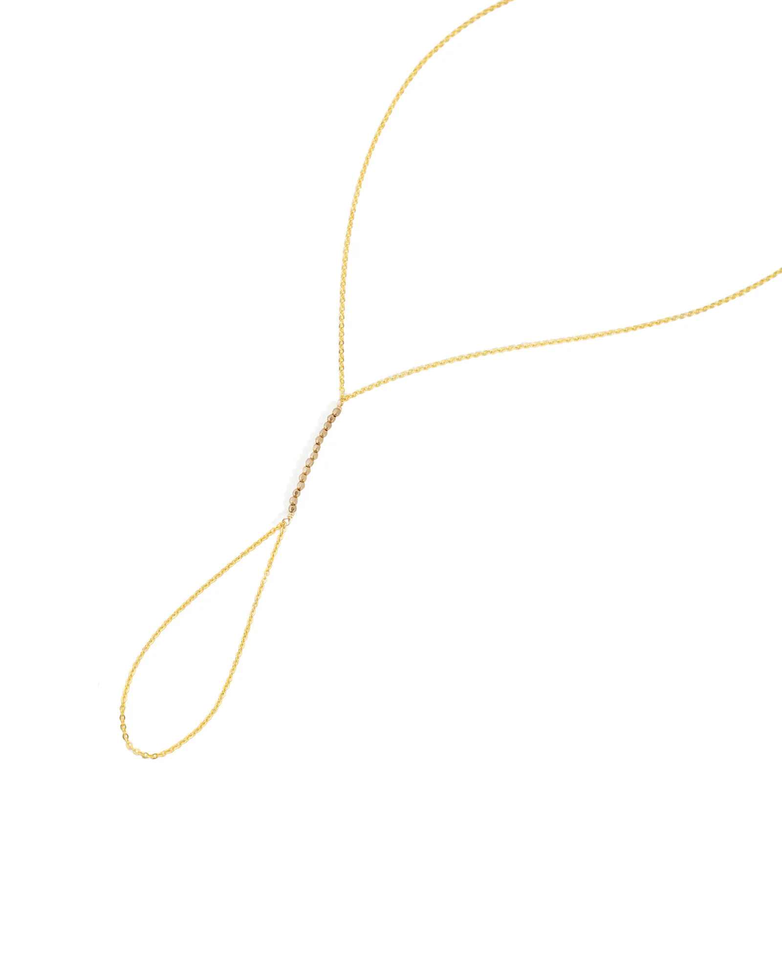 Texture Beaded Hand Chain