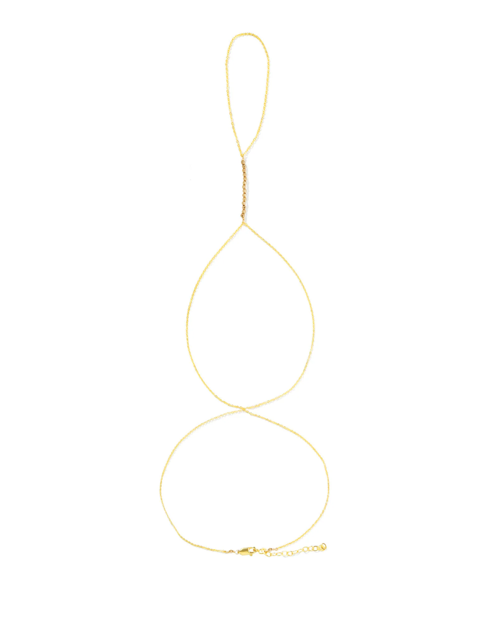 Texture Beaded Hand Chain - Image 3