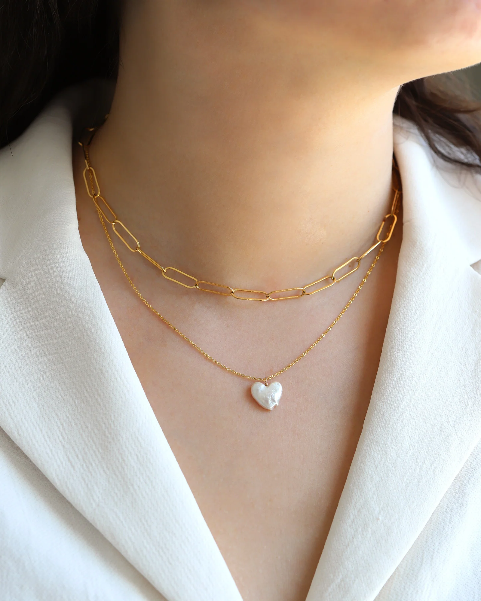 Paperclip Chain Necklace | XL - Image 2