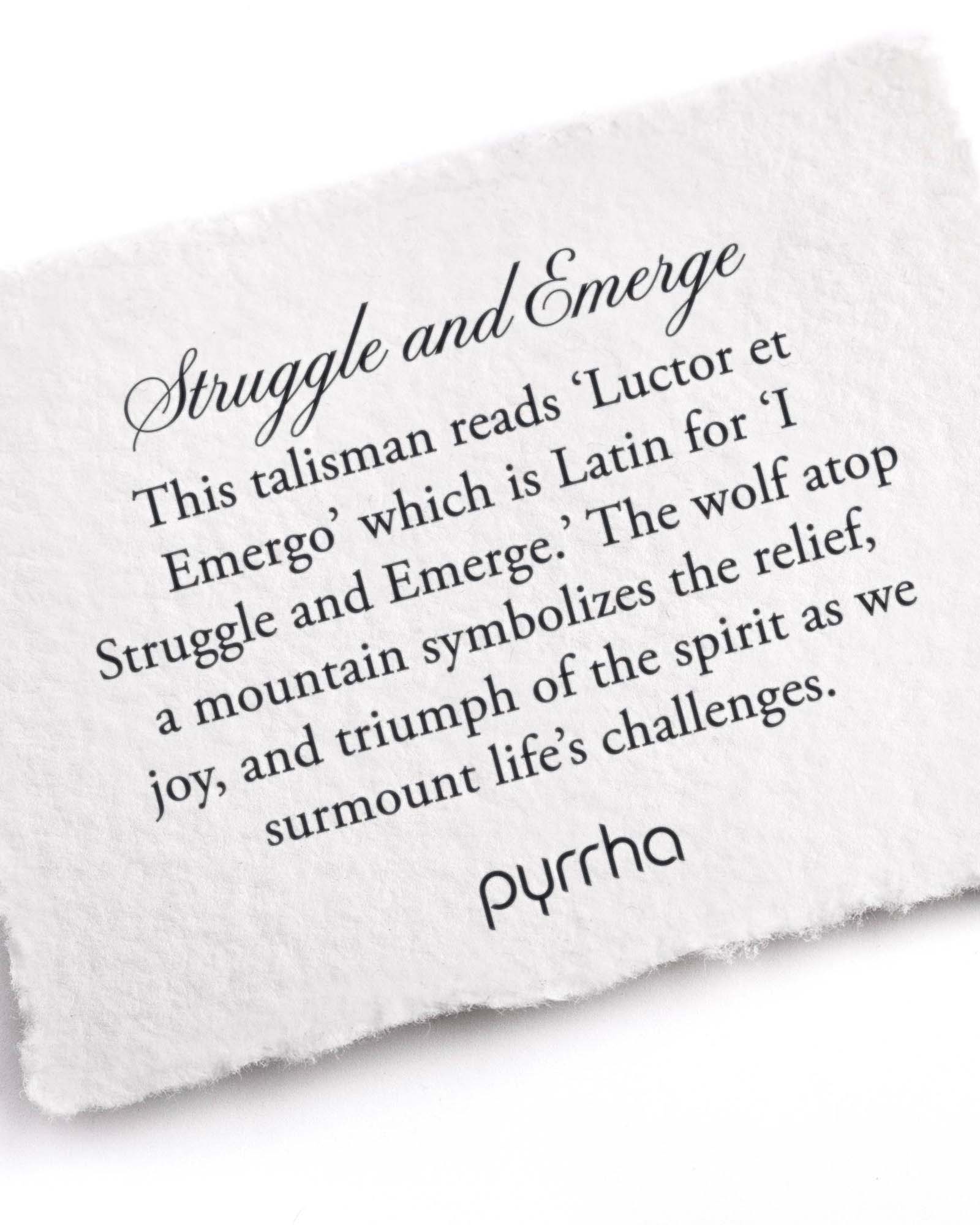 Struggle and Emerge Talisman - Image 2