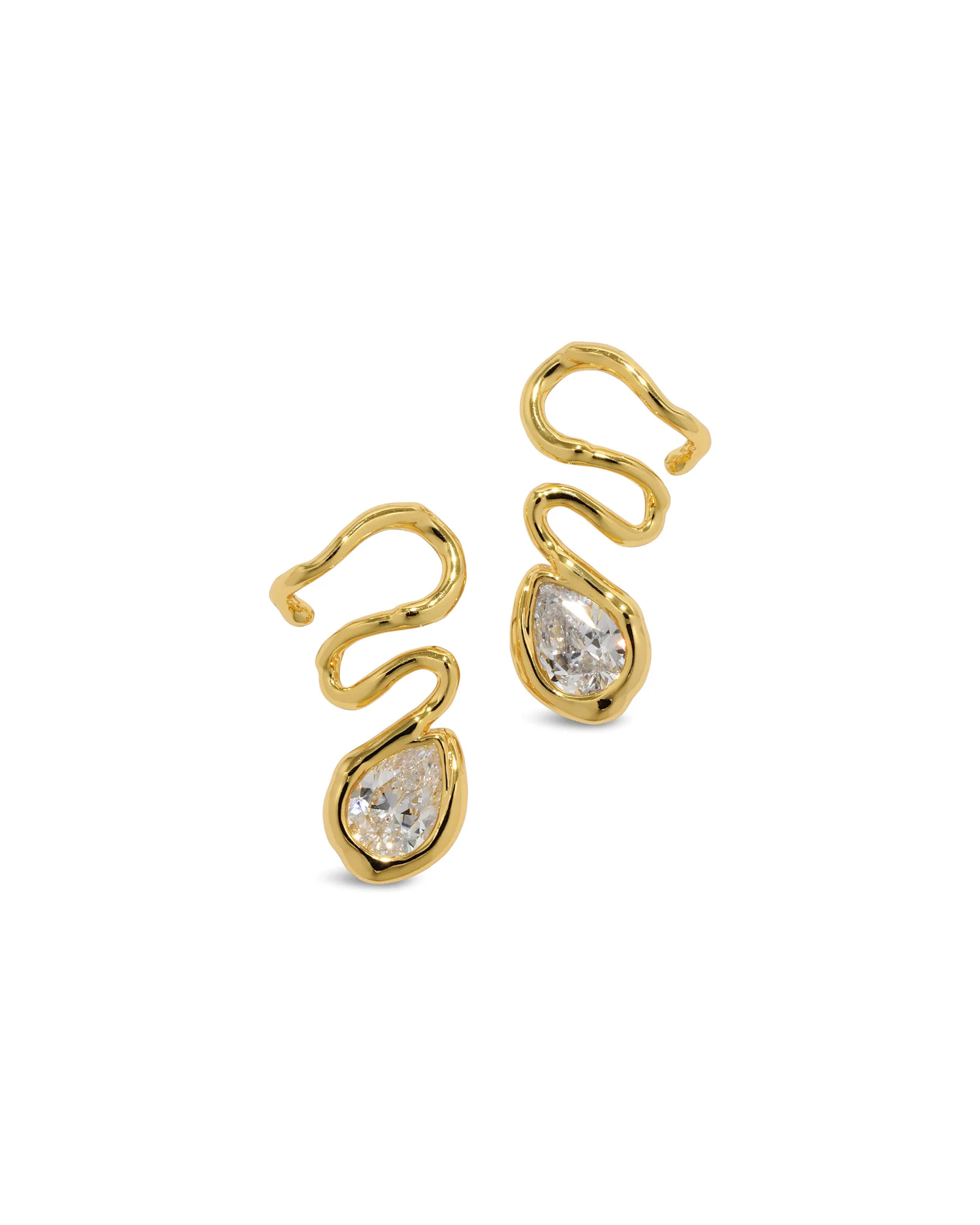 Asterales Floating Vine Post Earrings