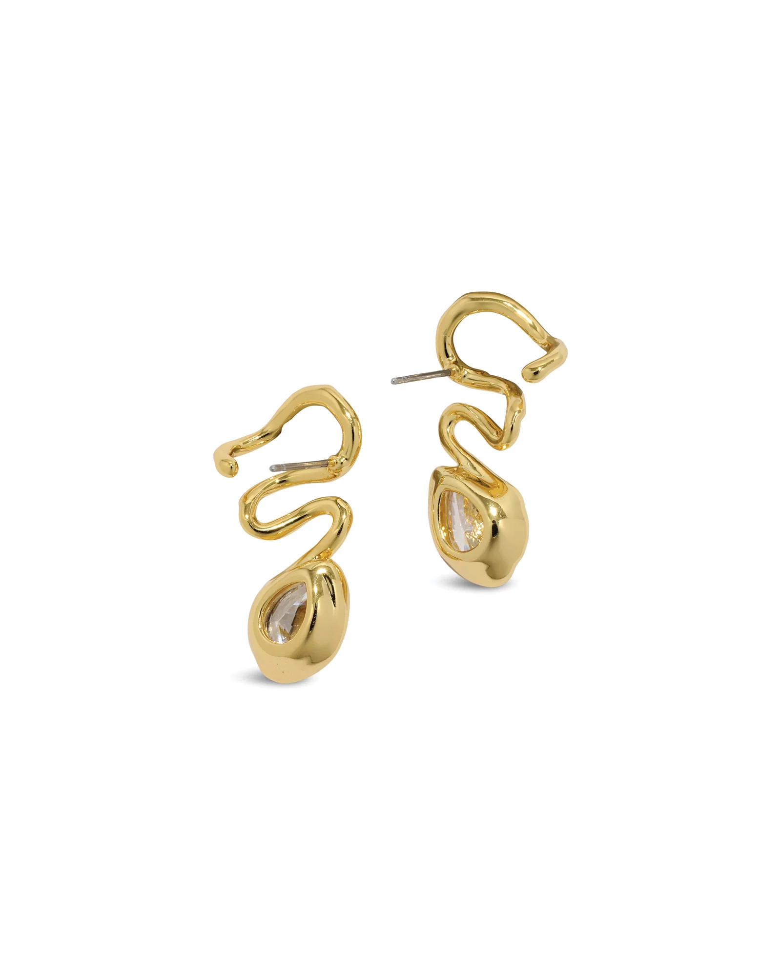 Asterales Floating Vine Post Earrings - Image 3