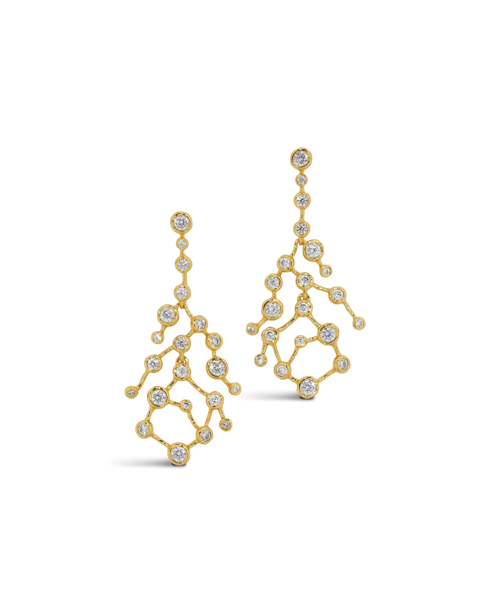 Asterales Gold Celestial Earrings