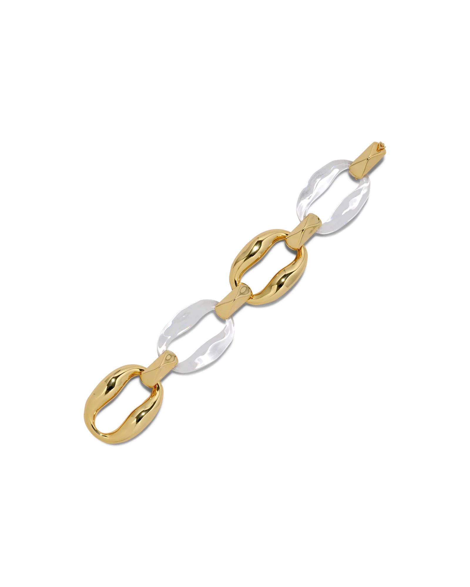 Liquid Lucite Link Bracelet