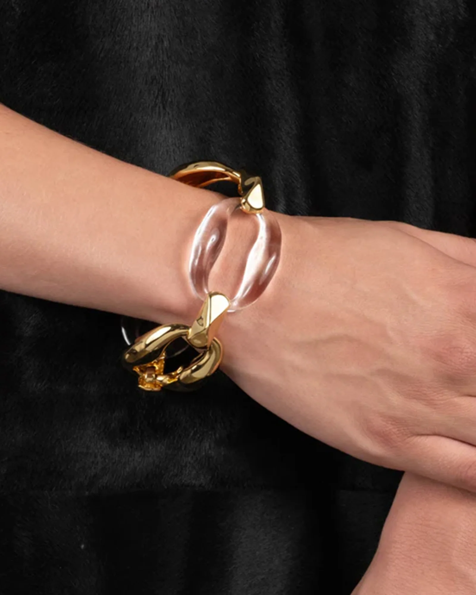 Liquid Lucite Link Bracelet - Image 2
