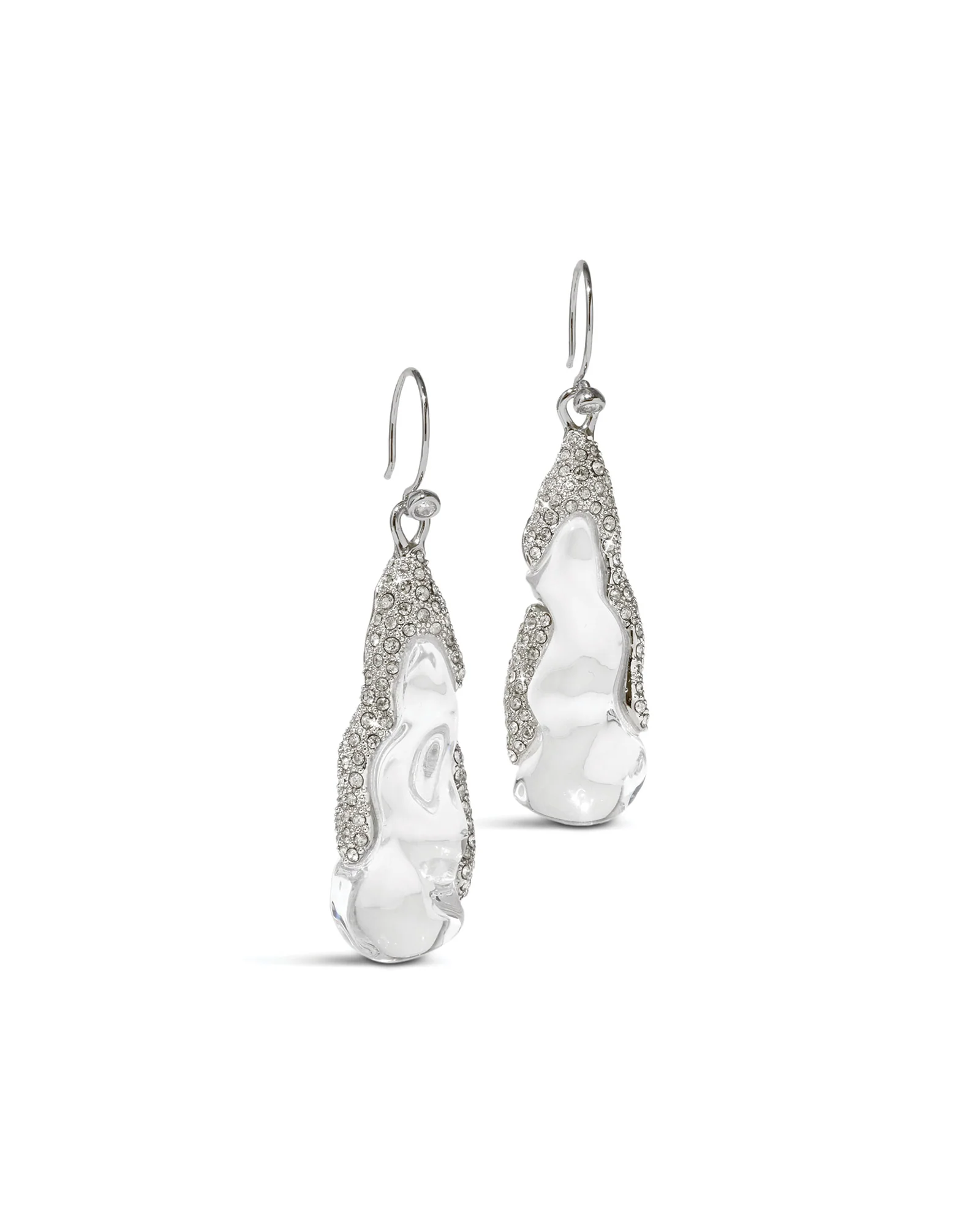 Silverlake Lucite Wire Earring