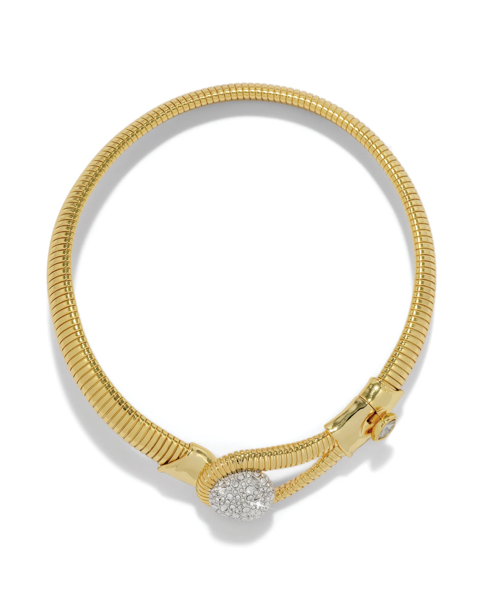 Solanales Crystal Pebble Collar Necklace - Image 3
