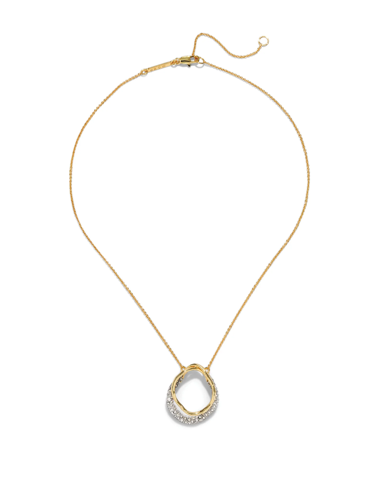 Solanales Gold Crystal Orbit Necklace - Image 3