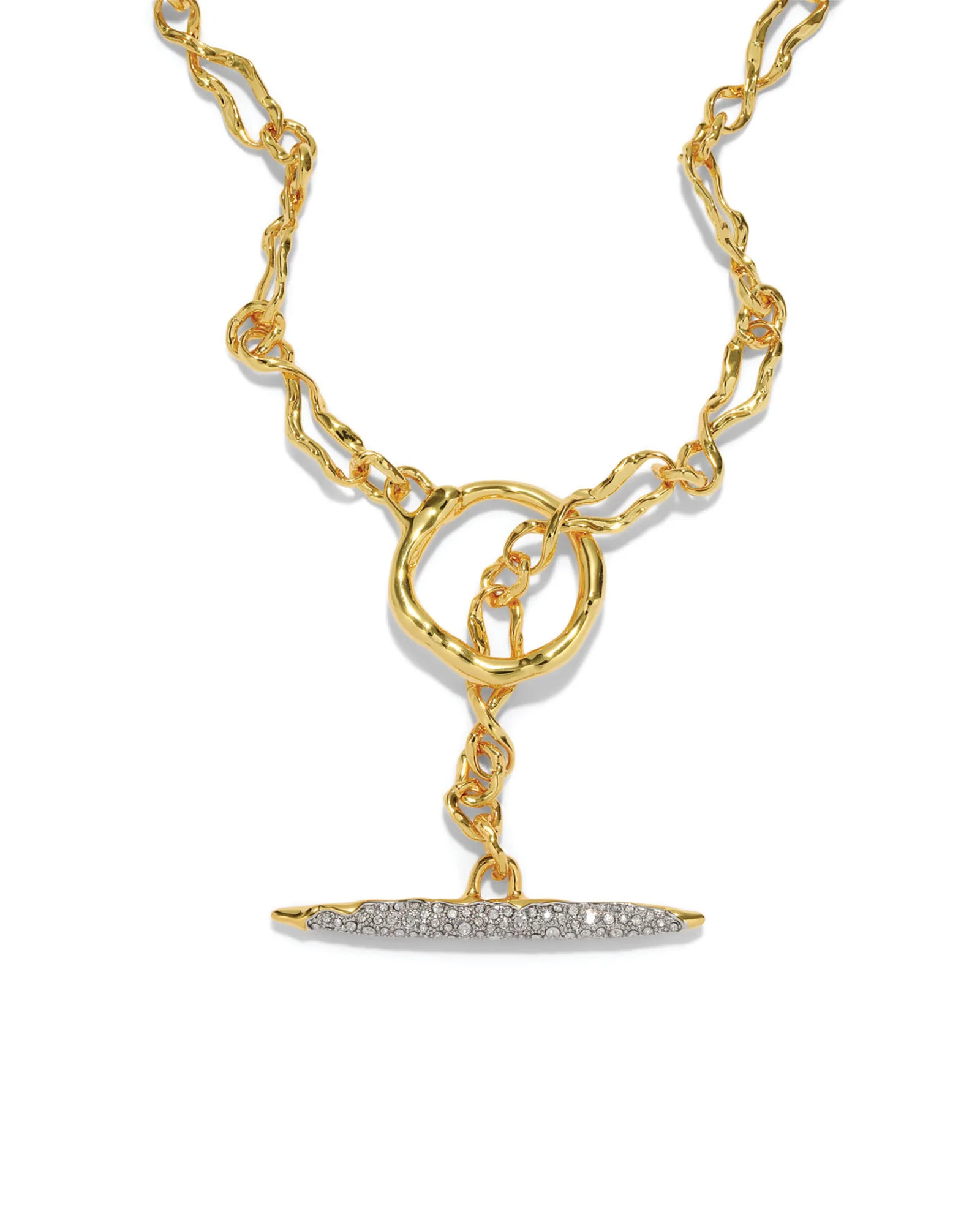 Solanales Crystal Toggle Necklace