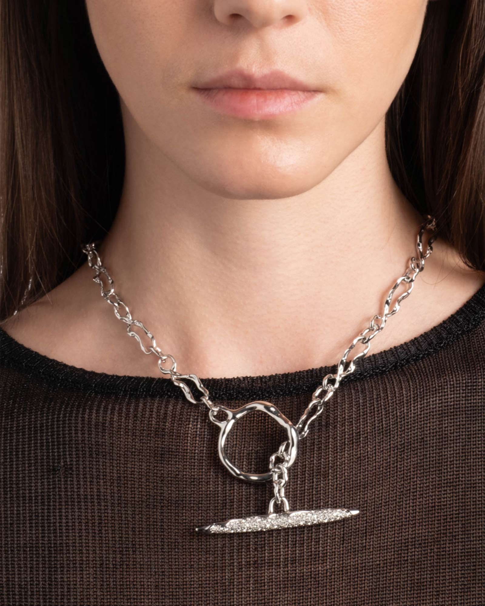 Solanales Crystal Toggle Necklace - Image 2