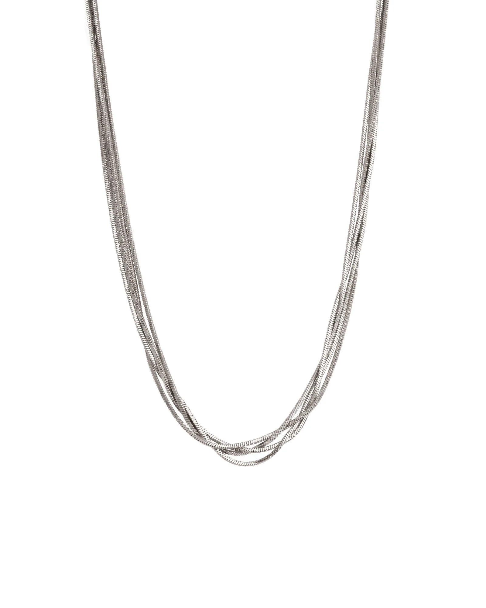 4 Row Snake Chain Necklace