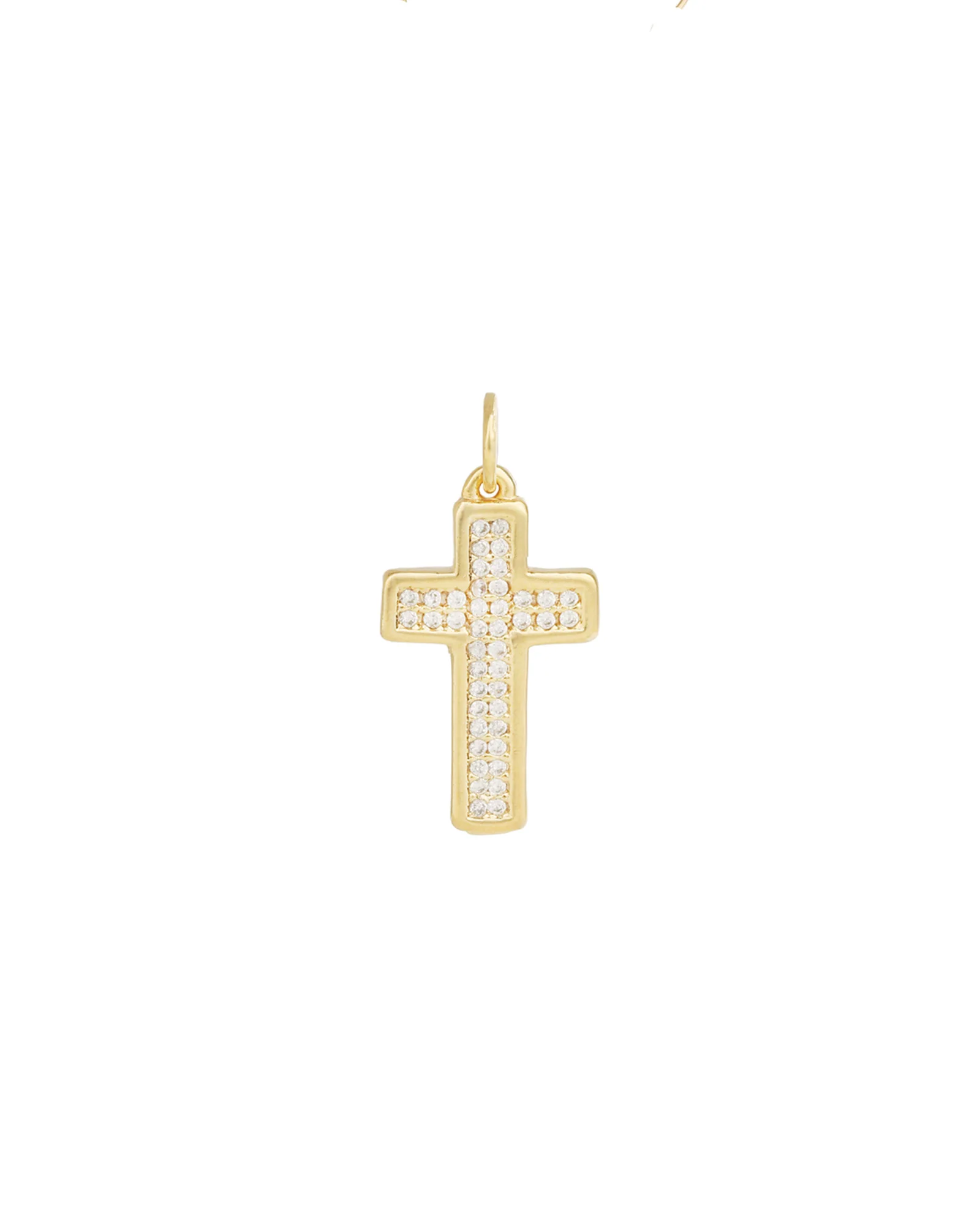 Cross Pavé Charm