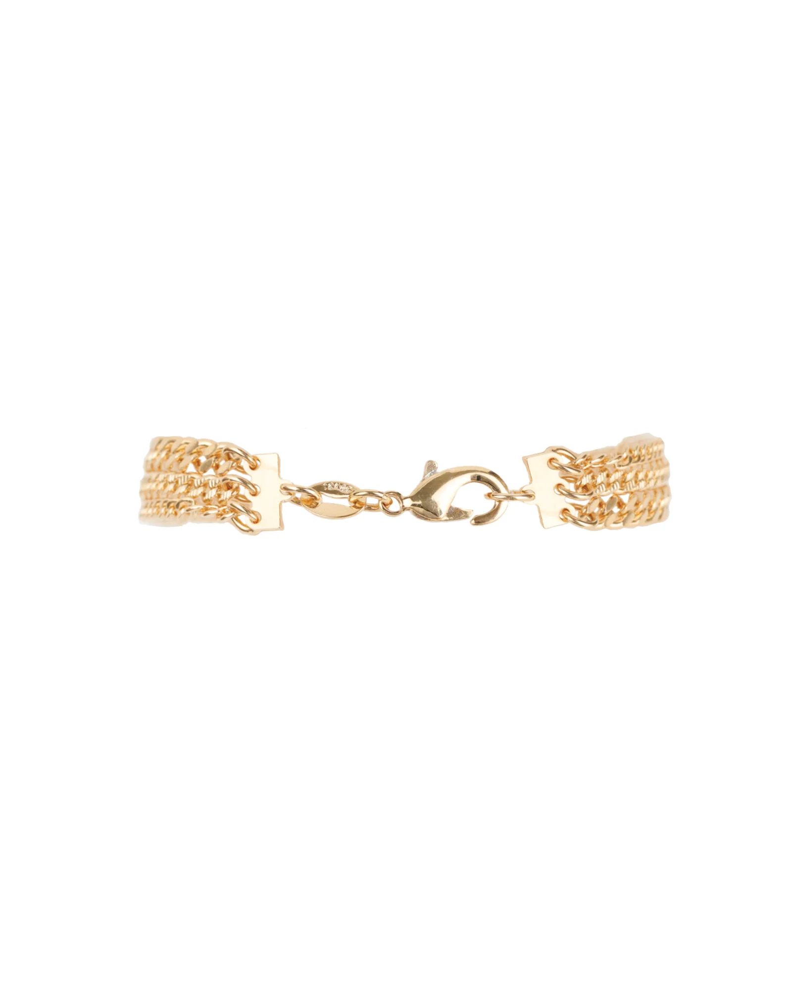 Cuban Link 3 Row Bracelet - Image 3
