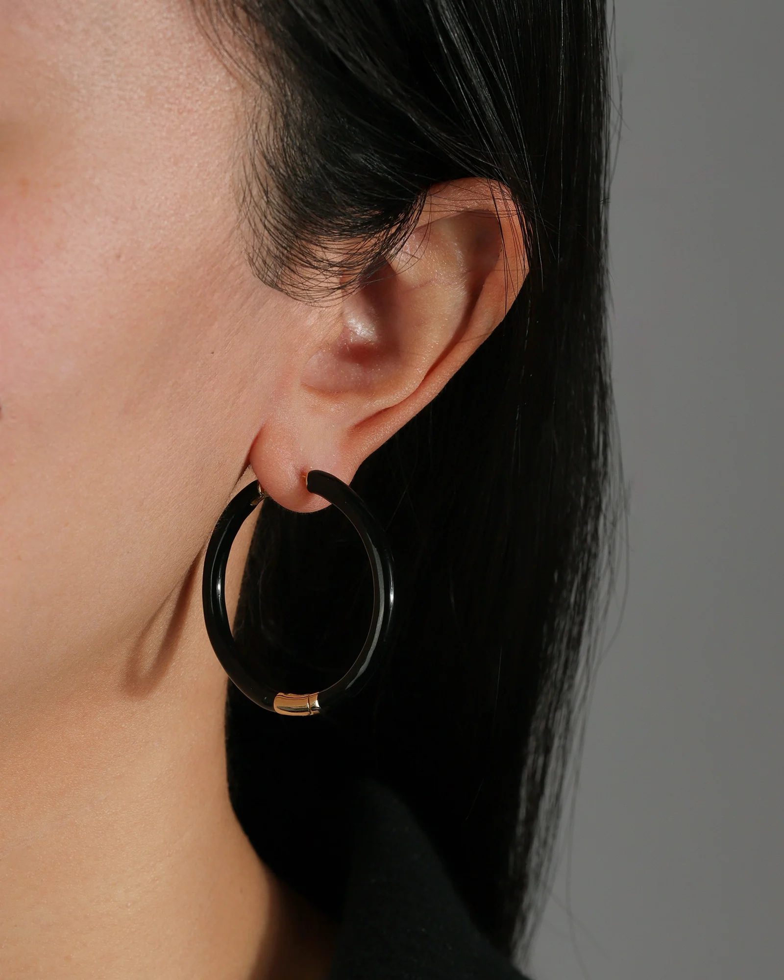 Enamel Hinge Hoops | 38mm - Image 2