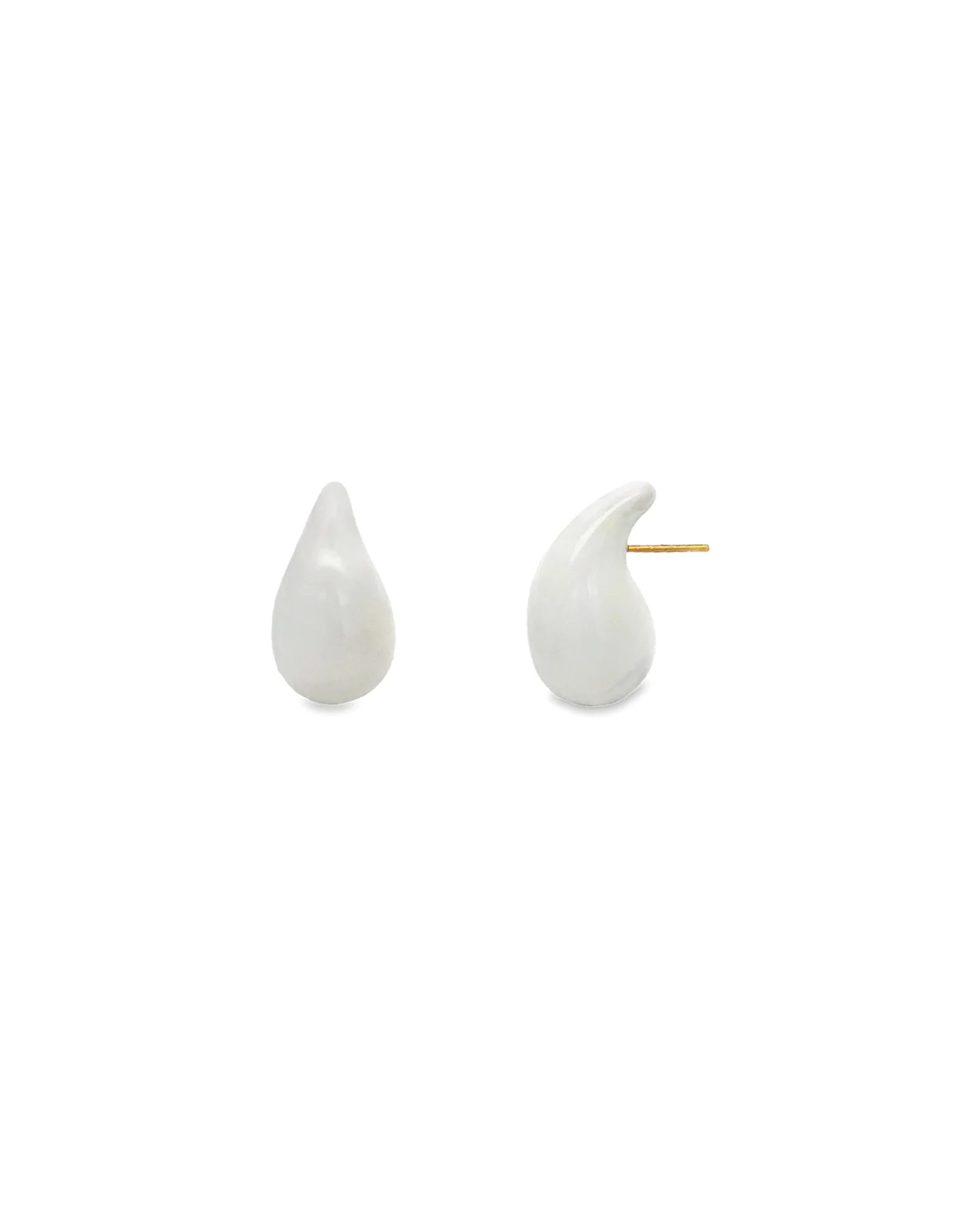 Enamel Teardrop Studs