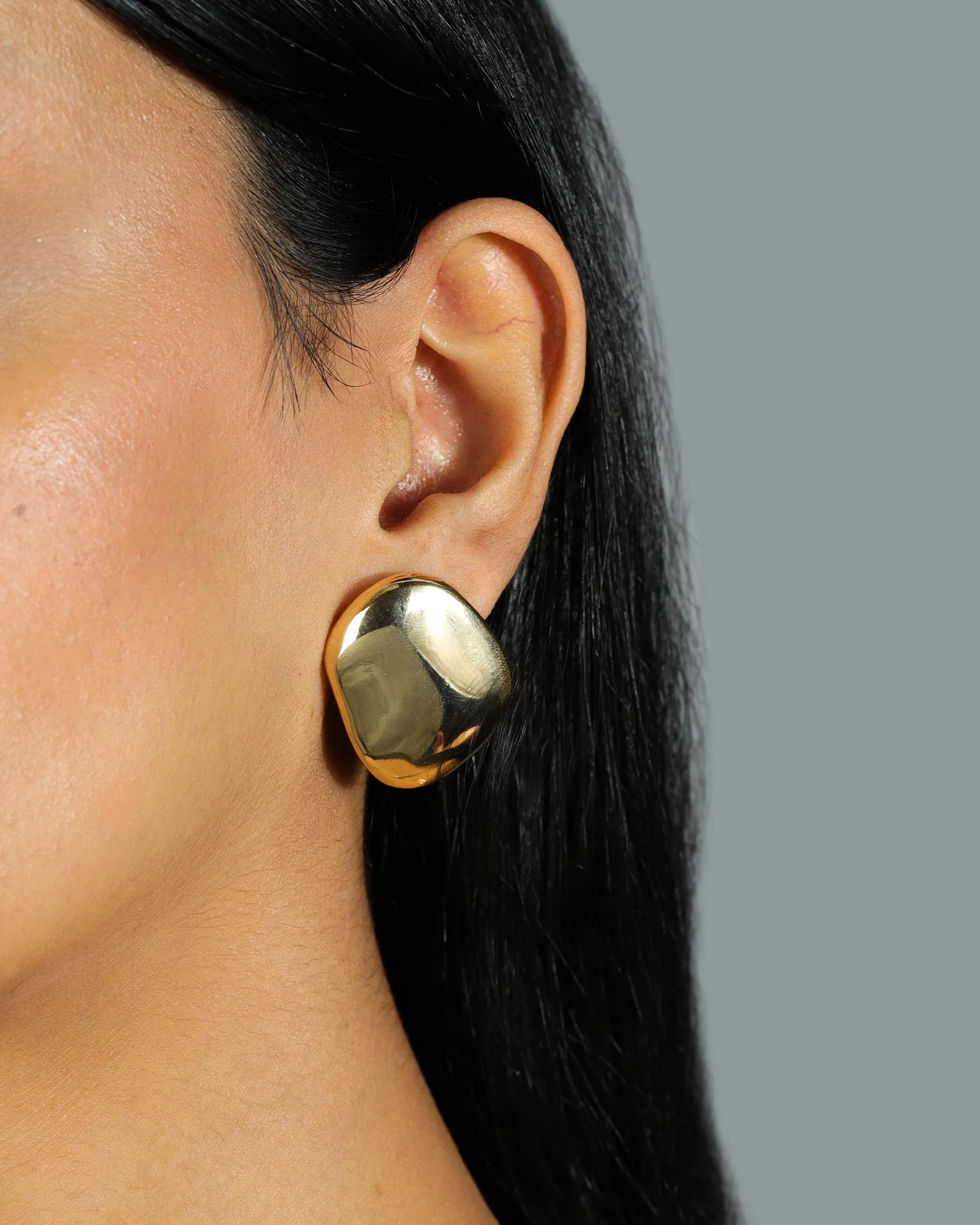 Organic Square Earrings - Image 2