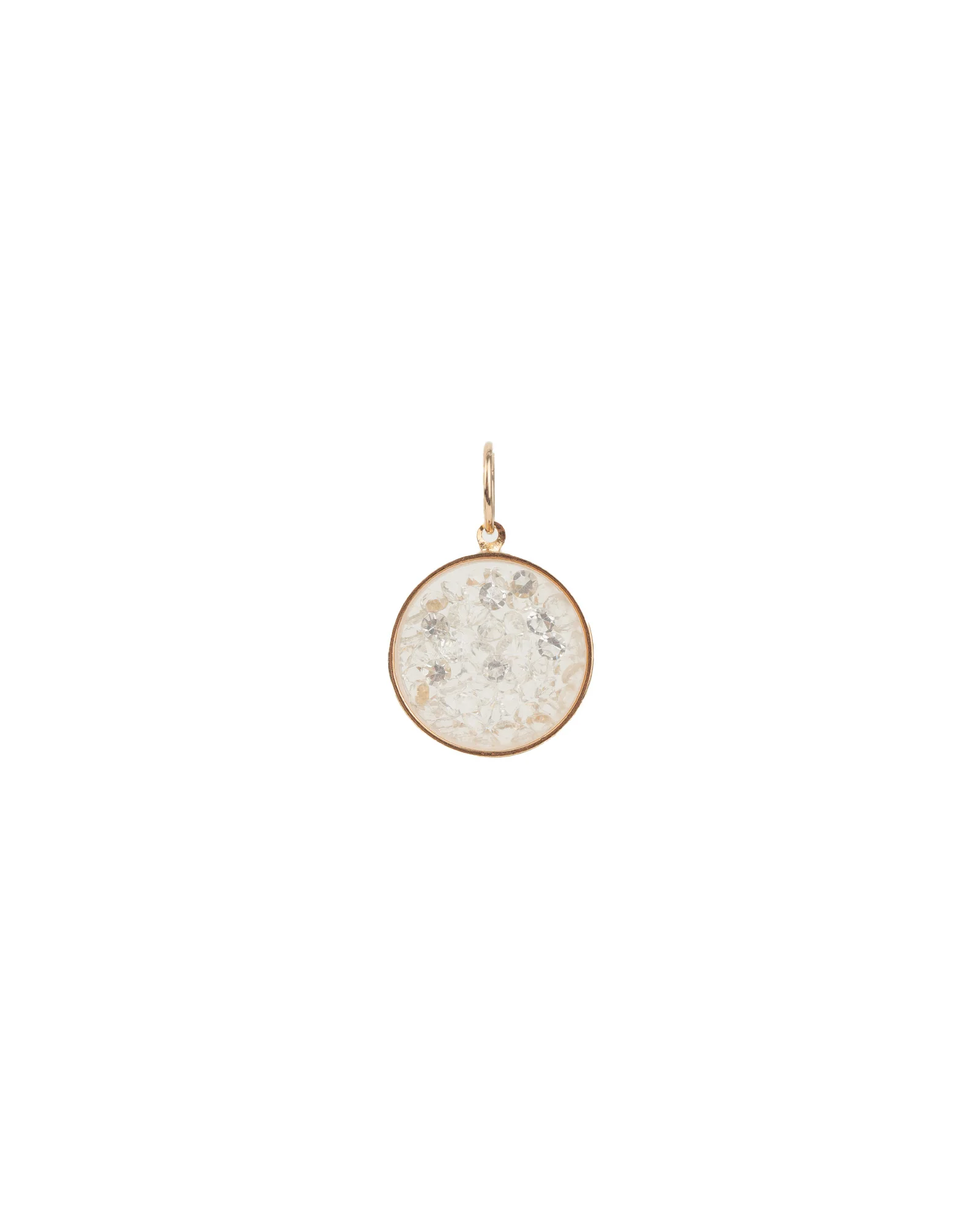 Round Shaker CZ Charm