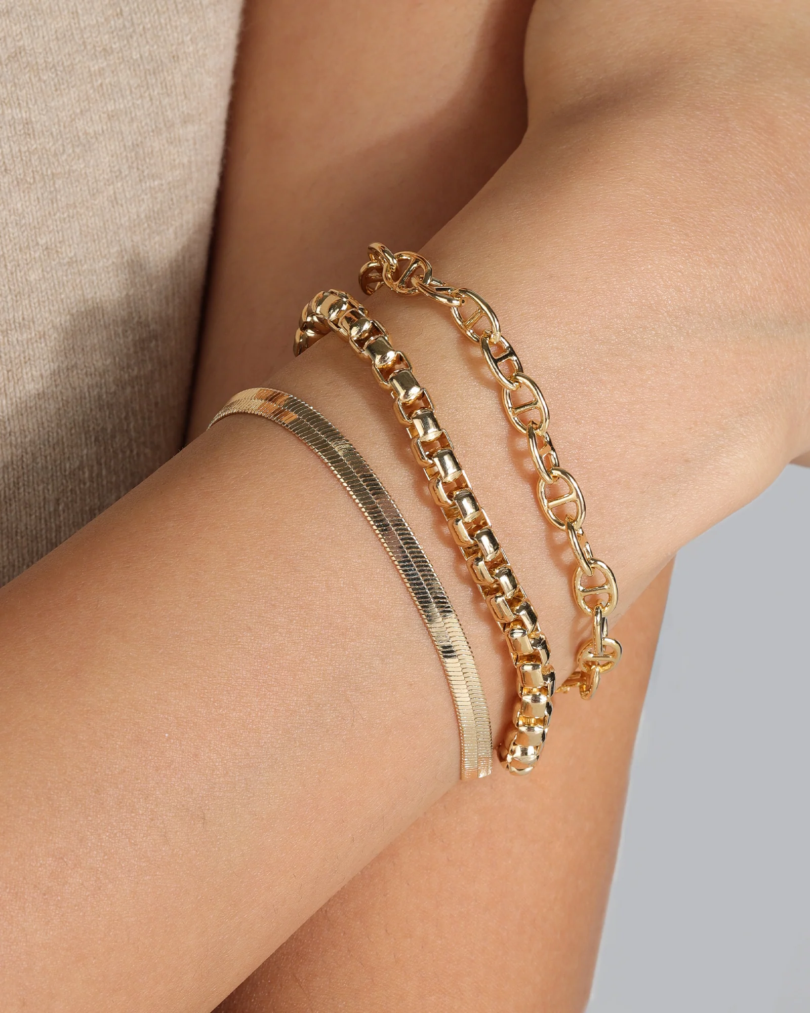 Square Link Bracelet | 5mm - Image 2