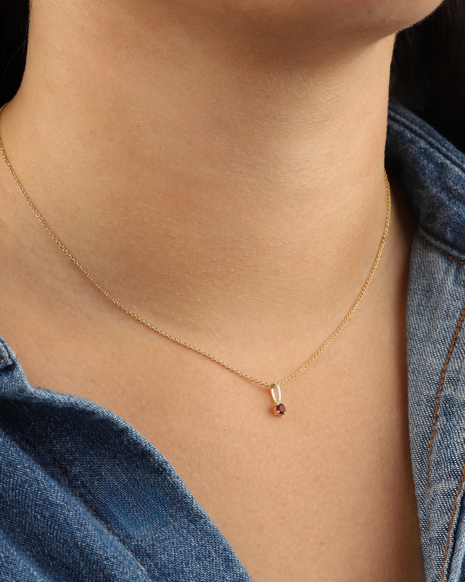 Birthstone Pendant Necklace - Image 2
