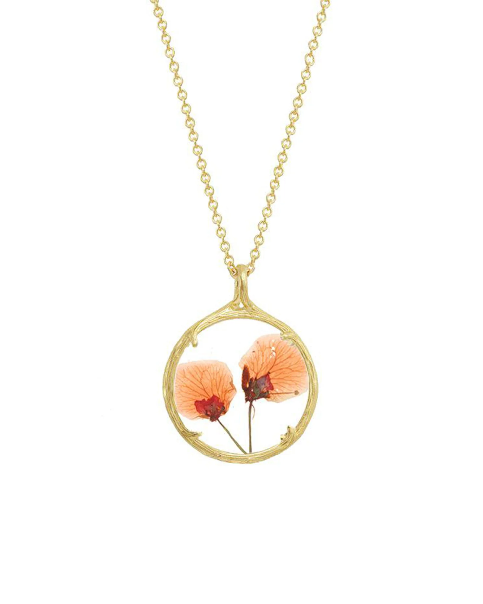 Birth Month Botanical Necklace I Small