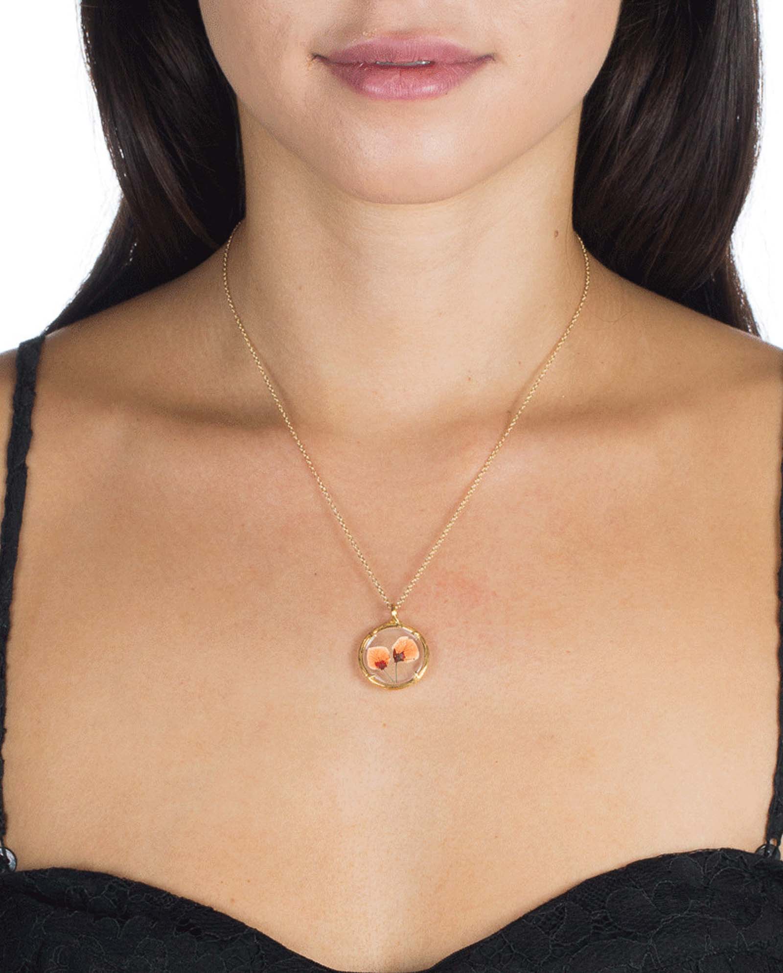 Birth Month Botanical Necklace I Small - Image 2
