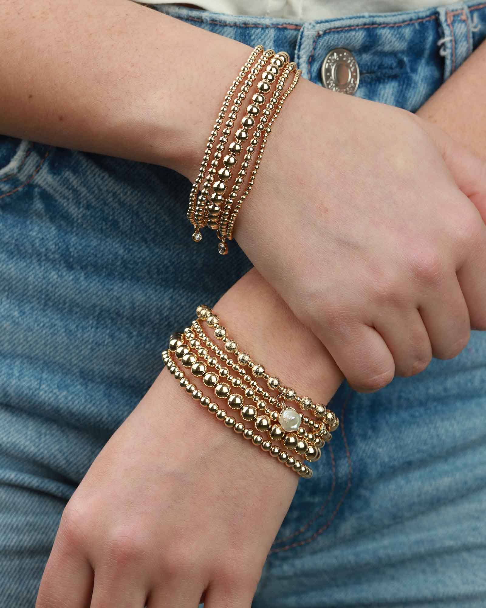 Beaded Bracelet I 4mm - Image 4