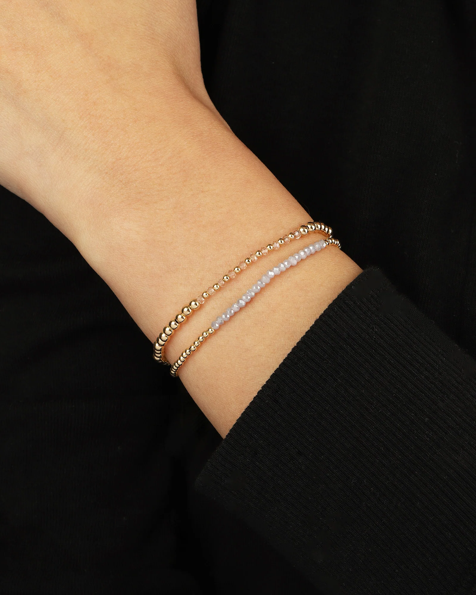 Beaded Crystal Bracelet | 2mm - Image 2