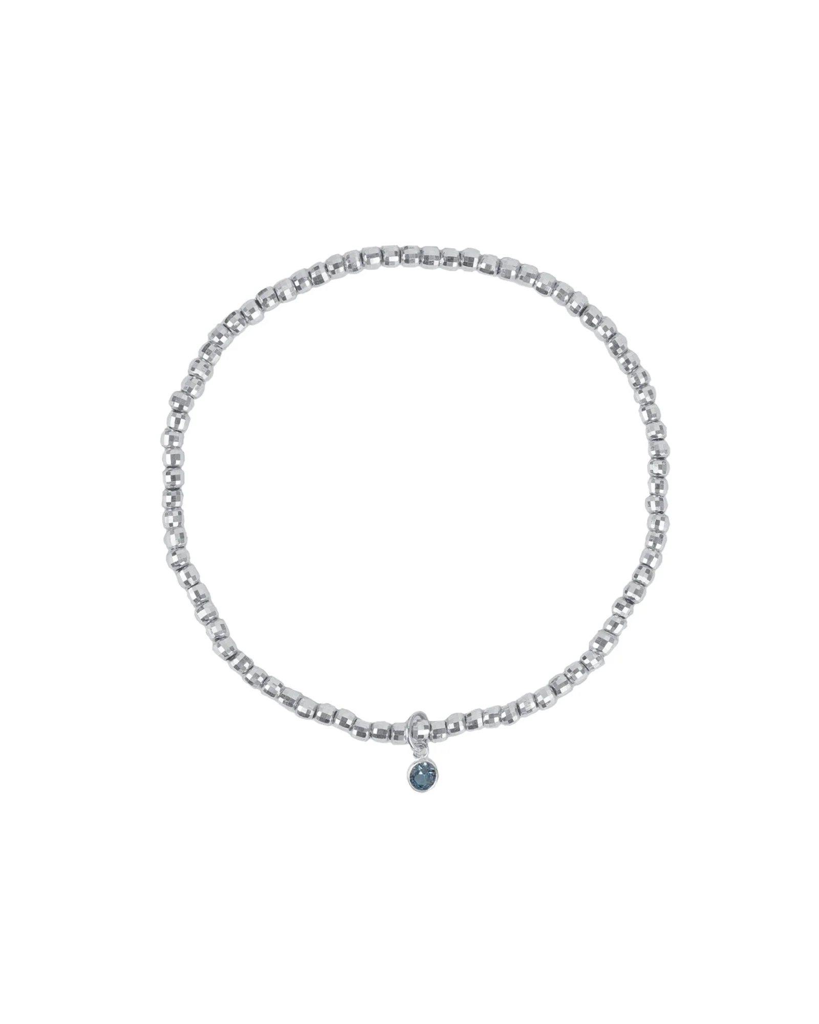 Mirror Beaded Bezel Bracelet | 2.5mm