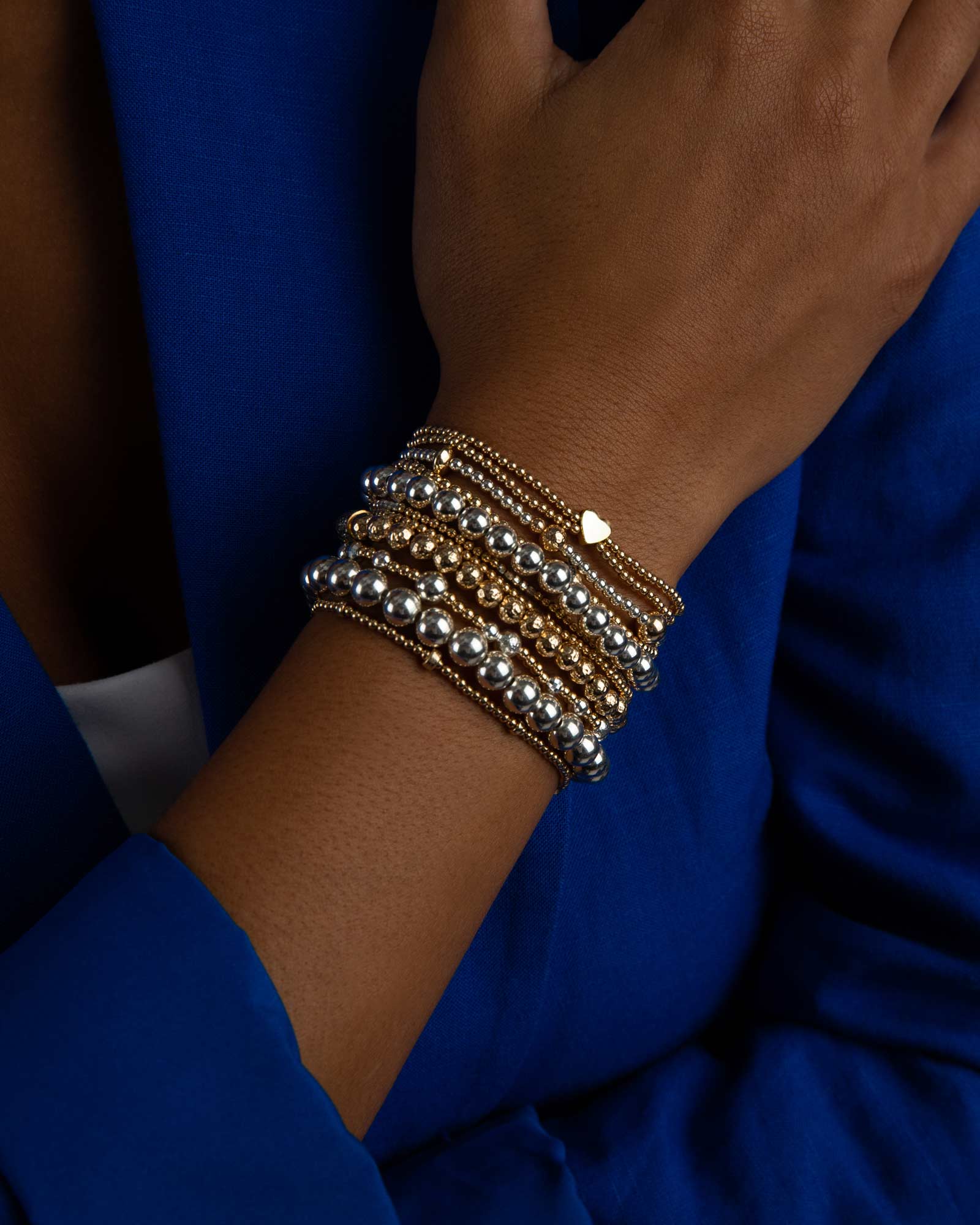 Mix Beaded Bracelet | 2mm - Image 3