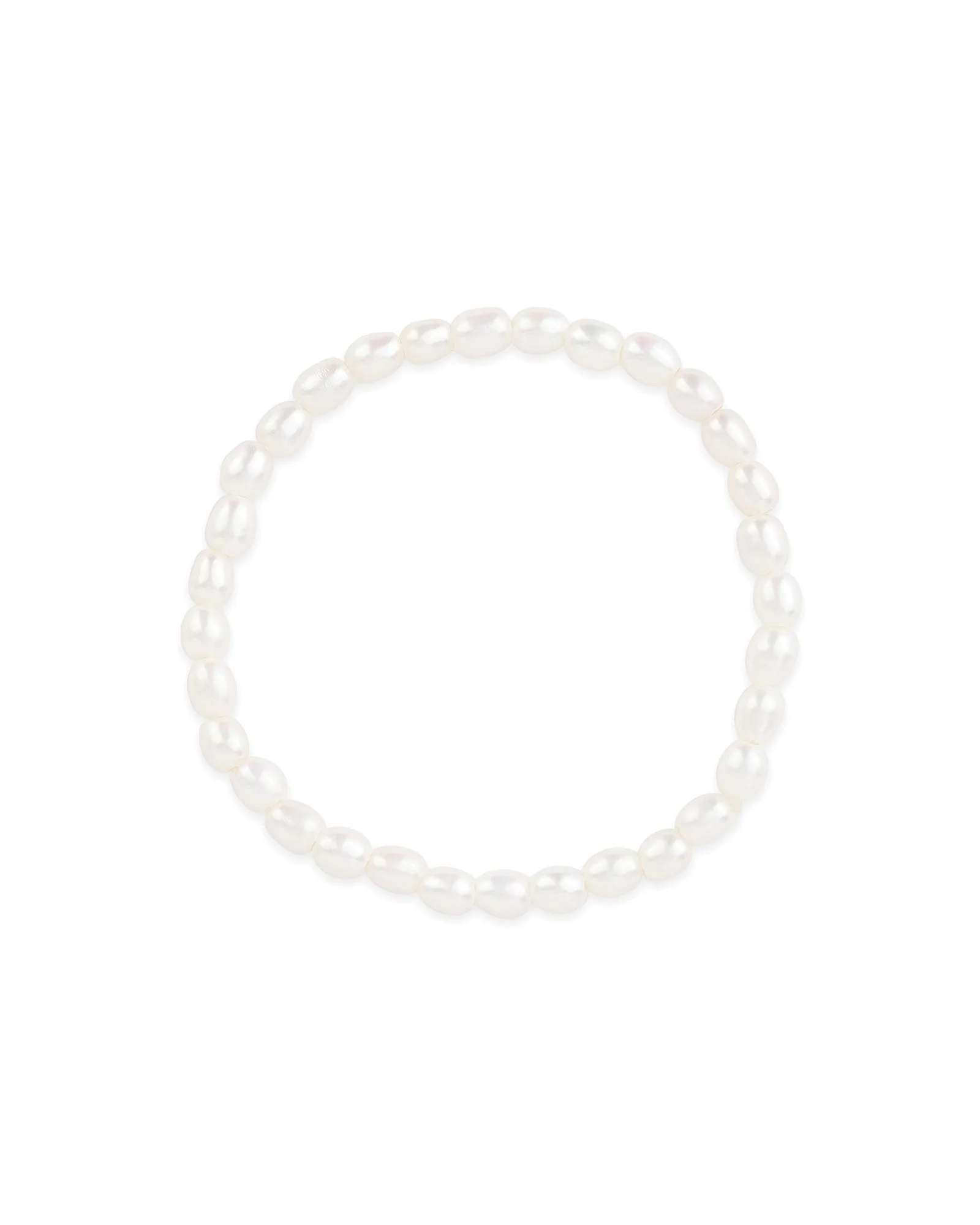Oval Pearl Bracelet | 6mm