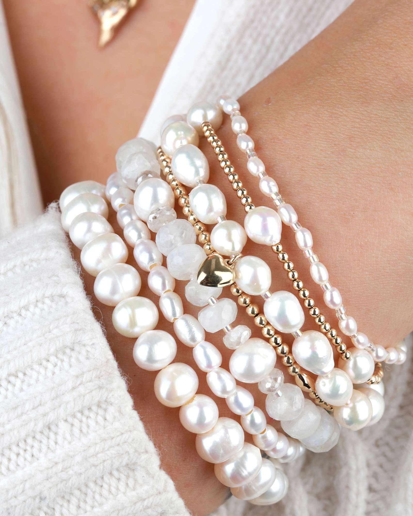 Oval Pearl Bracelet | 6mm - Image 2