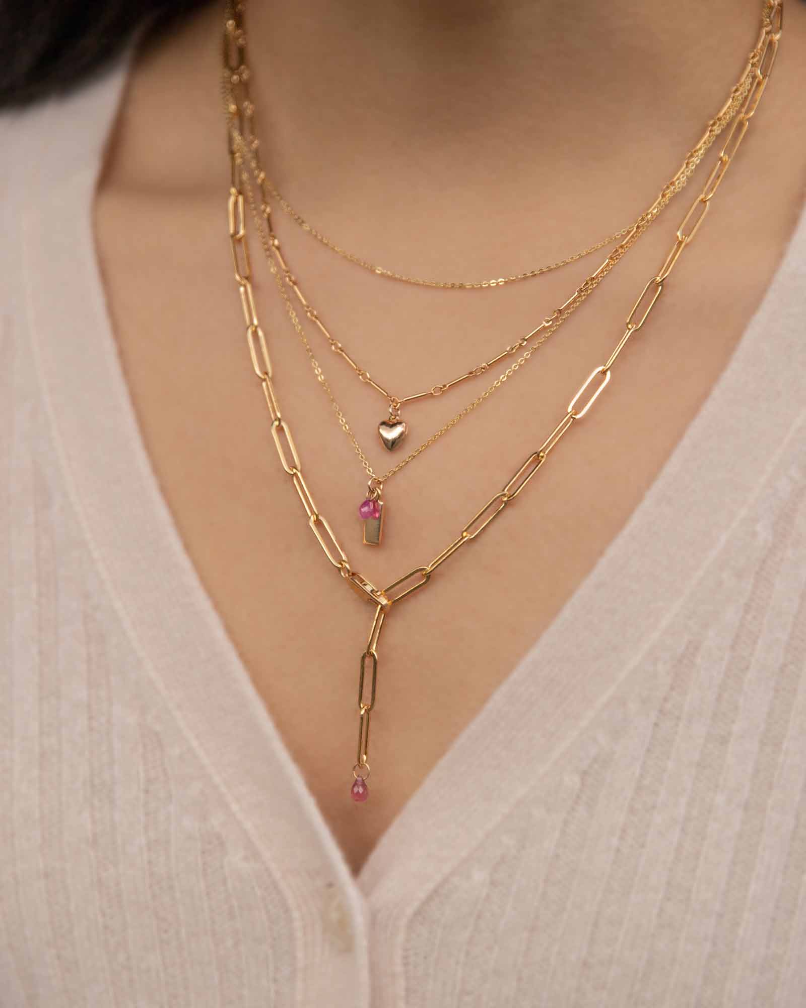 Puffy Heart Necklace - Image 2