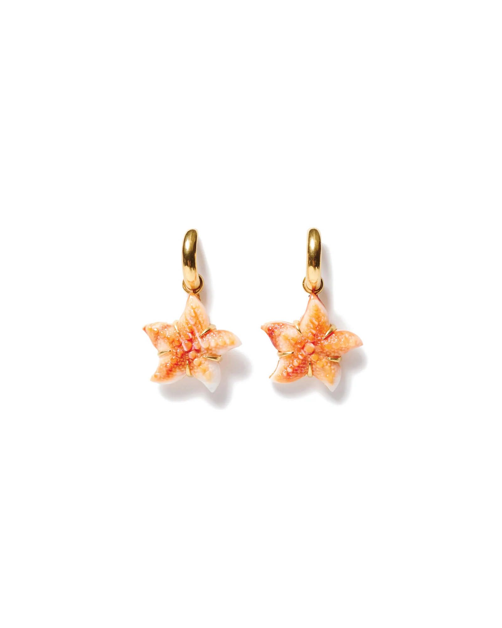 Starfish Hoop Earrings
