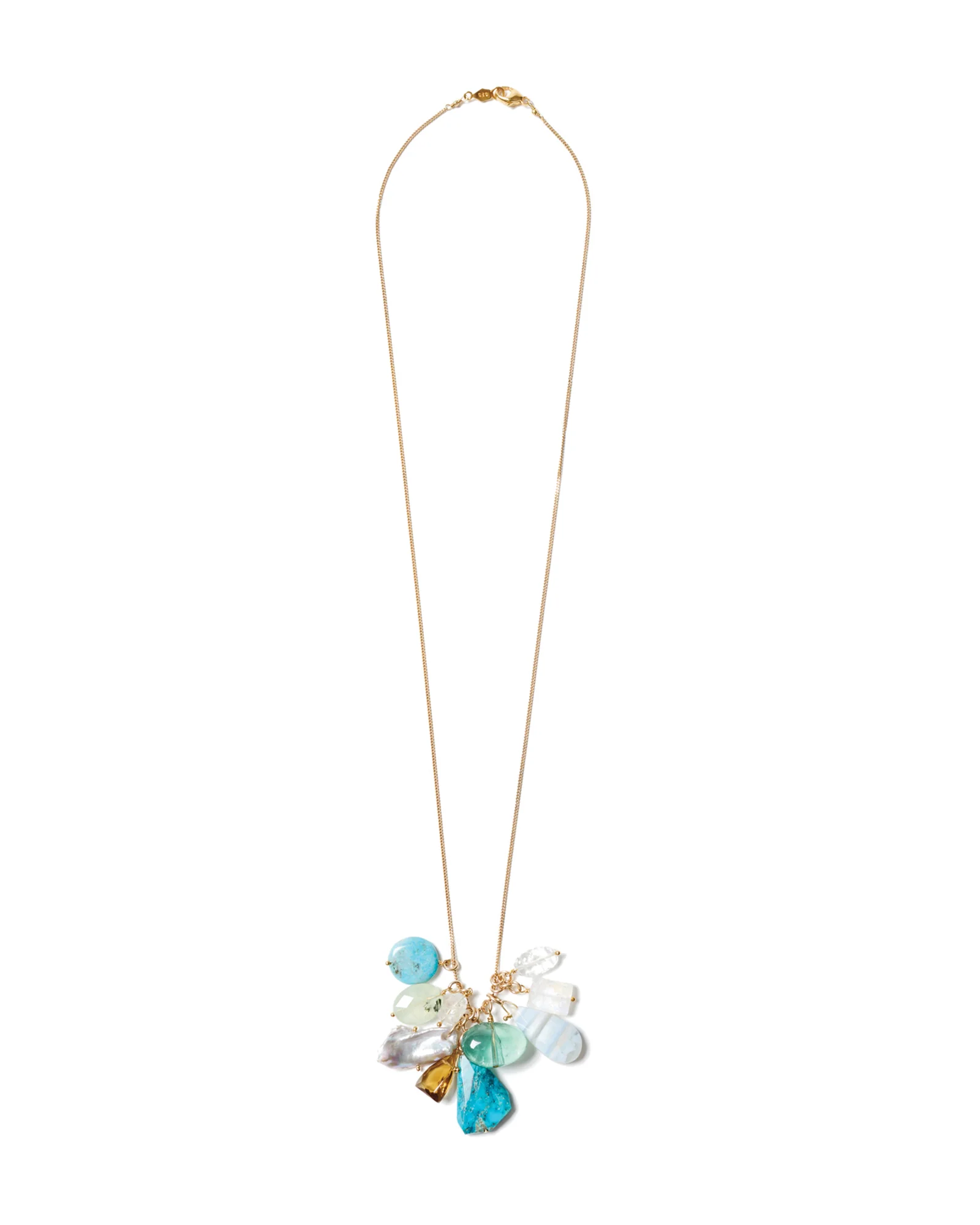 Cluster Mixed Stone Necklace - Image 3