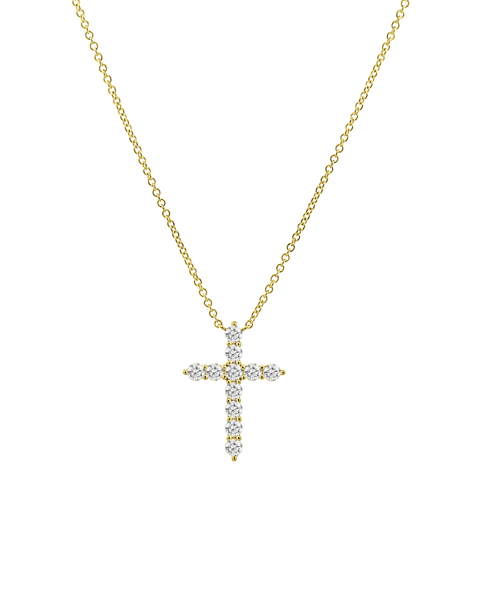 Cross Diamond Necklace
