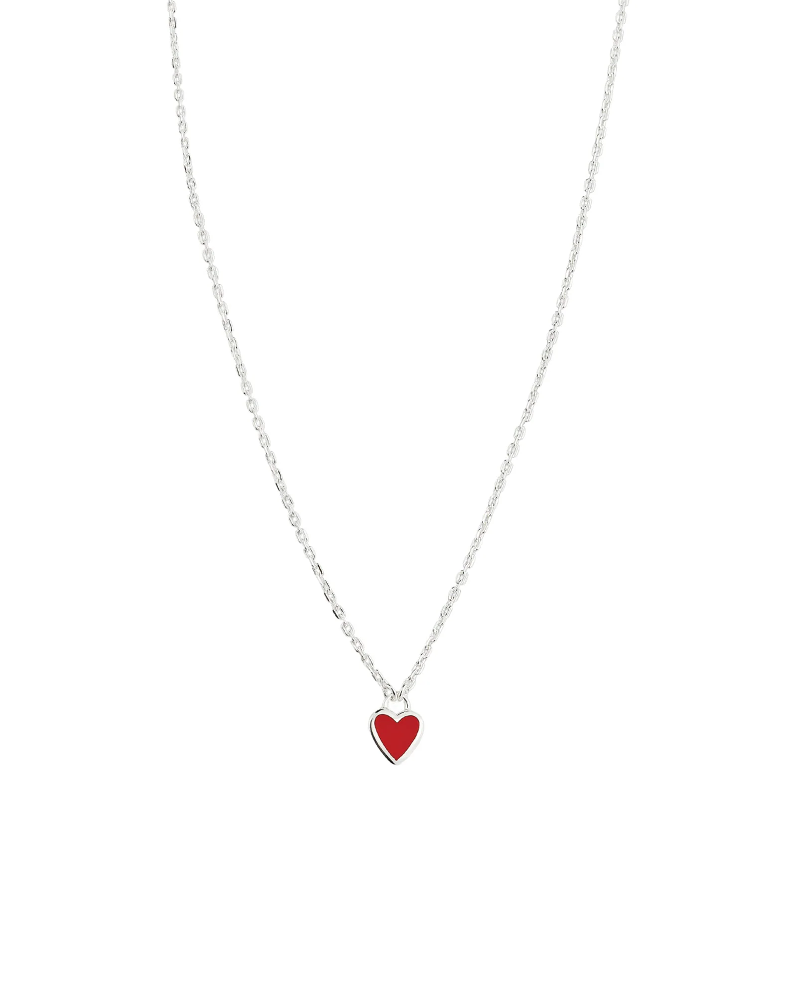 Enamel Small Heart Necklace