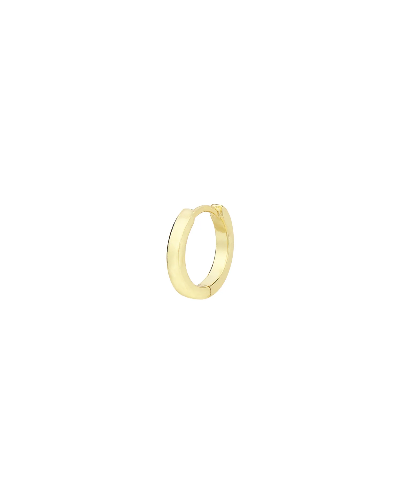 Flat Single Huggie | 12mm