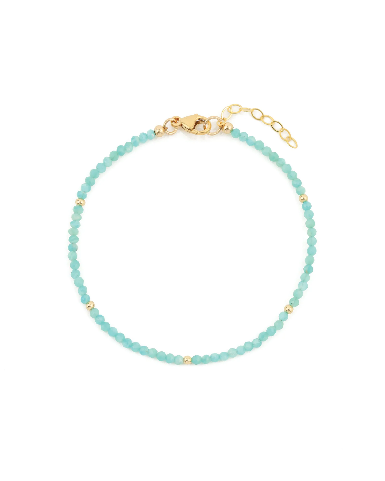 Amazonite Beaded Bracelet | 2mm