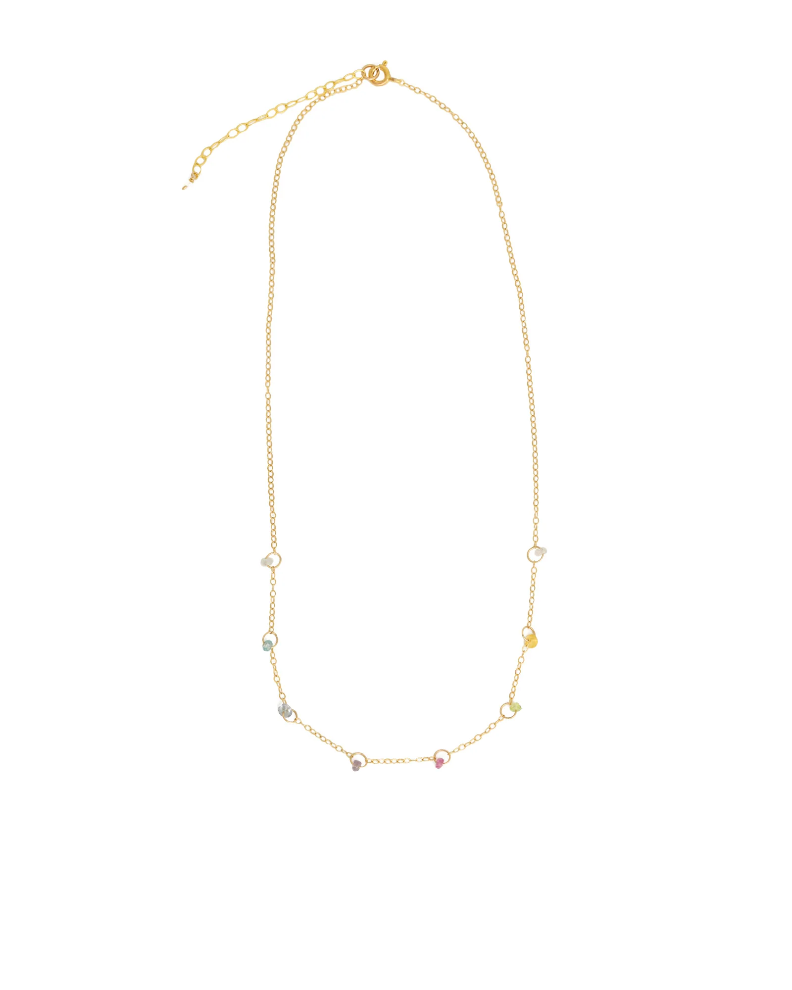 Floating Stone Station Necklace - Image 3