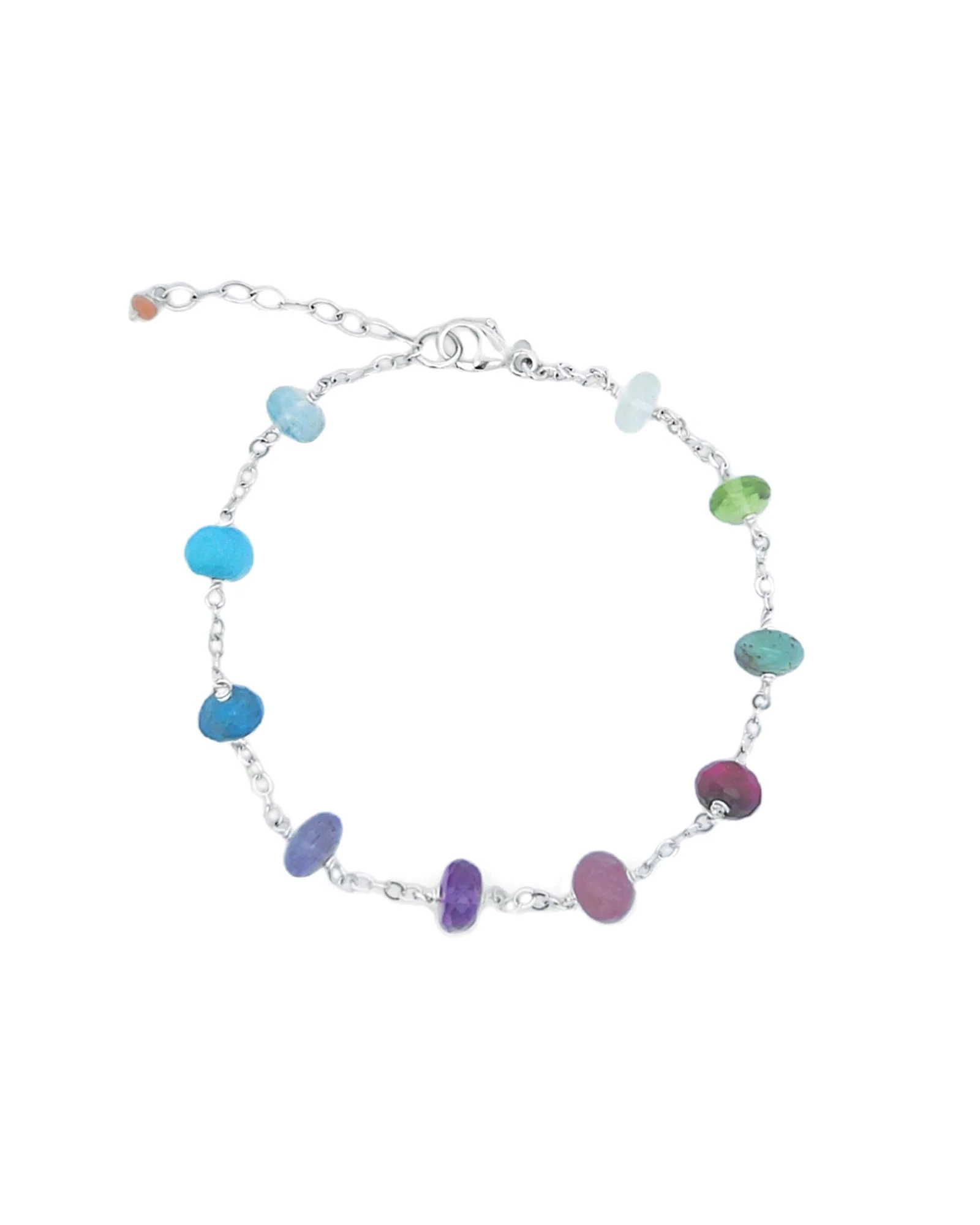 Large Stone Station Bracelet