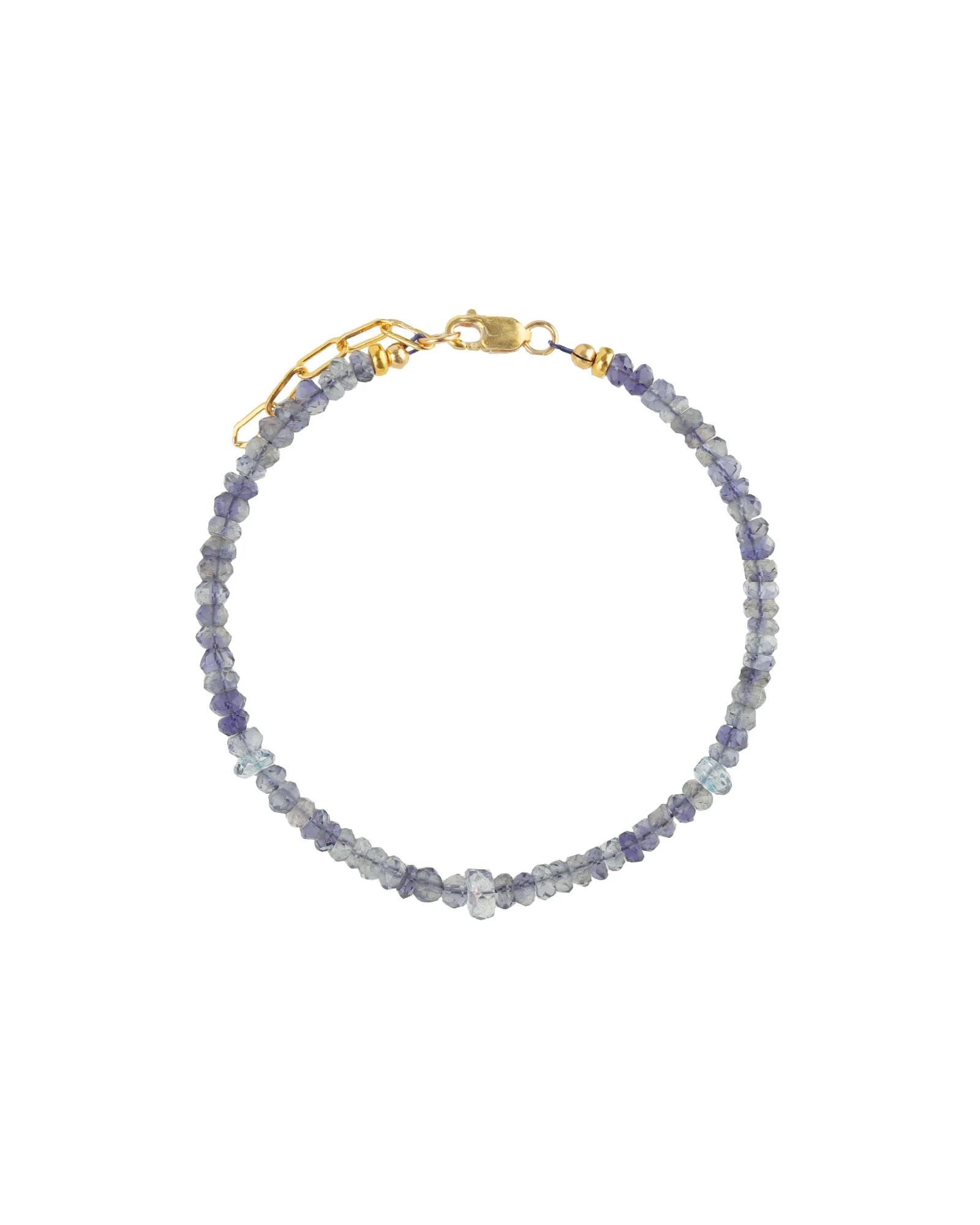 Purple Mix Stone Bracelet | 3-6mm