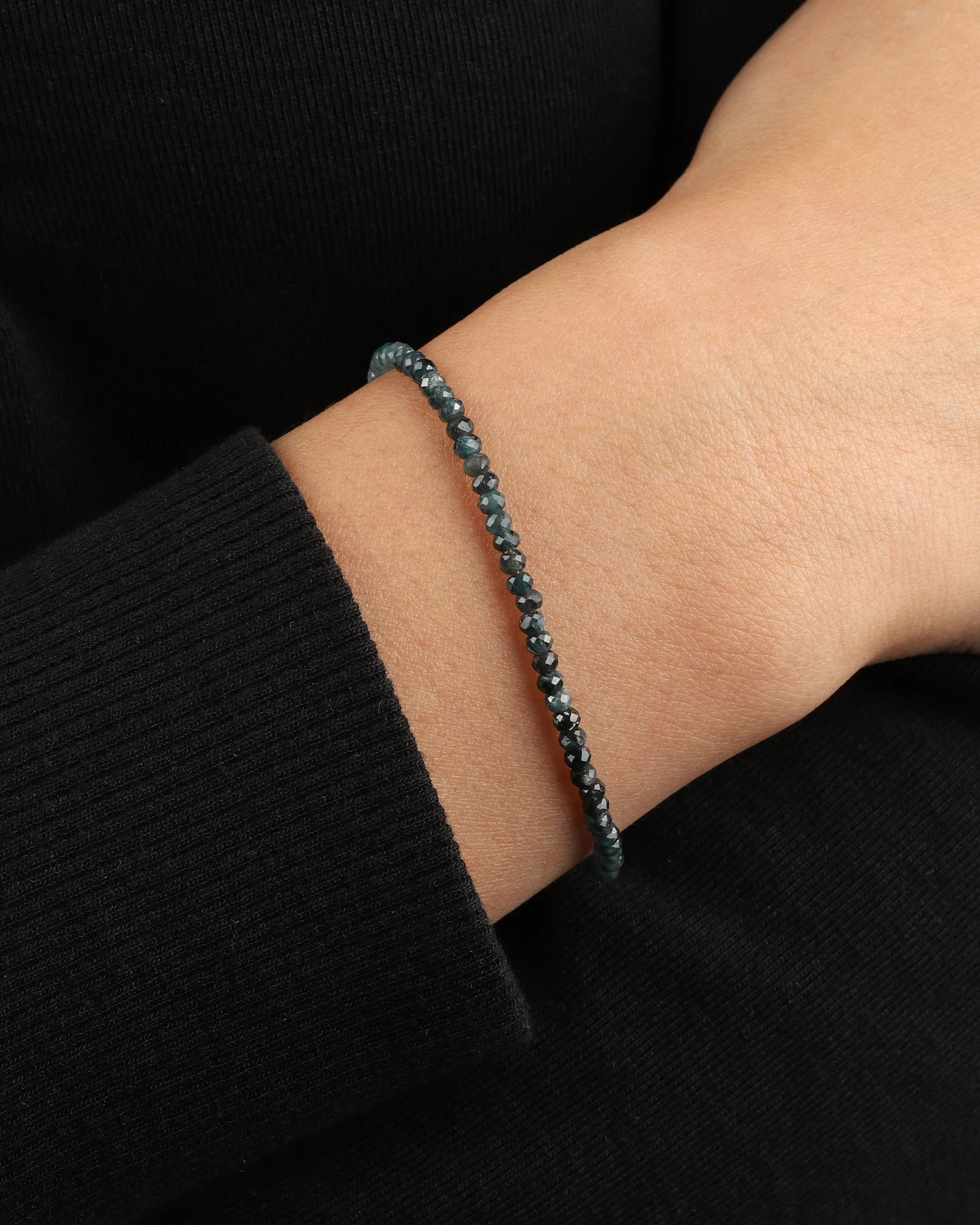 Shaded Blue Sapphire Bracelet | 3mm - Image 2