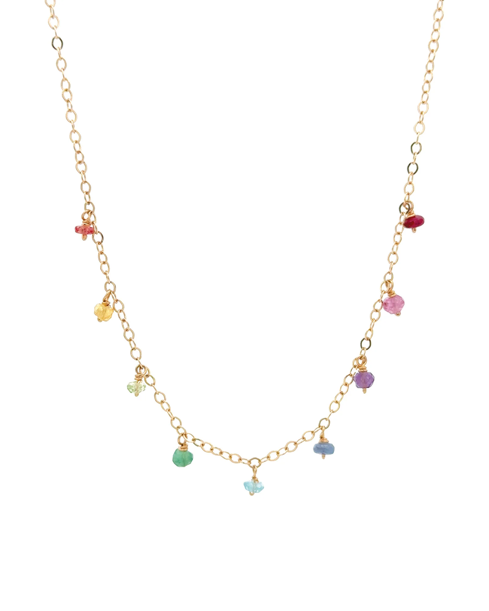 Shaker Mixed Stone Necklace