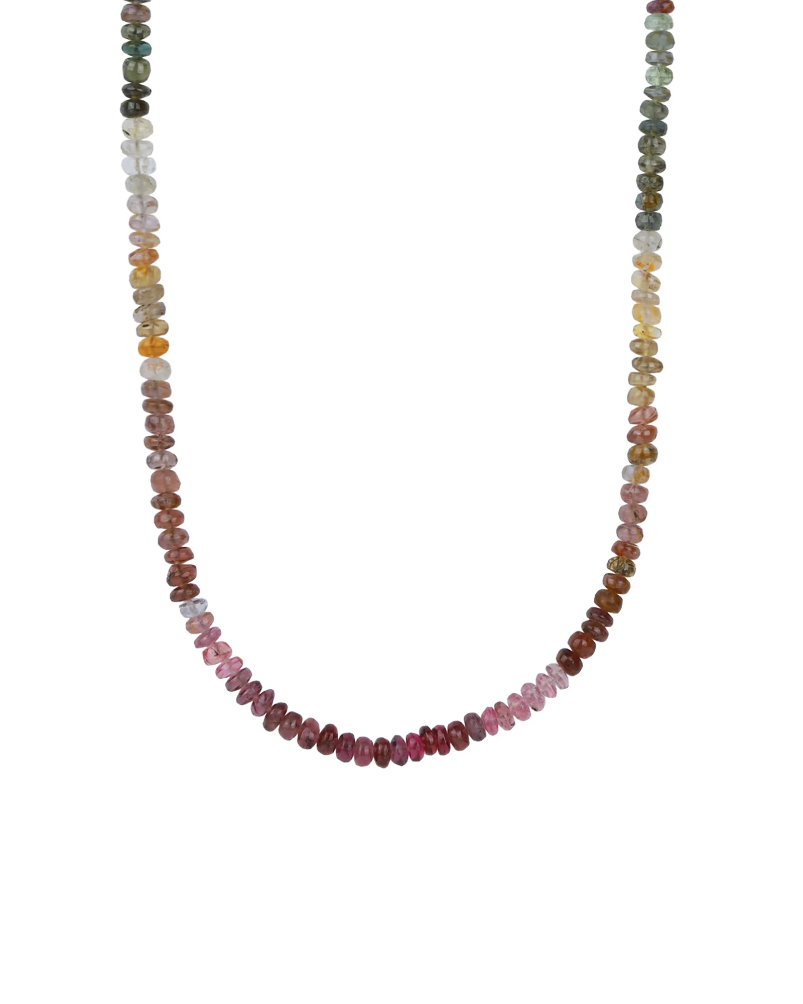 Spinel Mix Beaded Necklace | 3.5mm